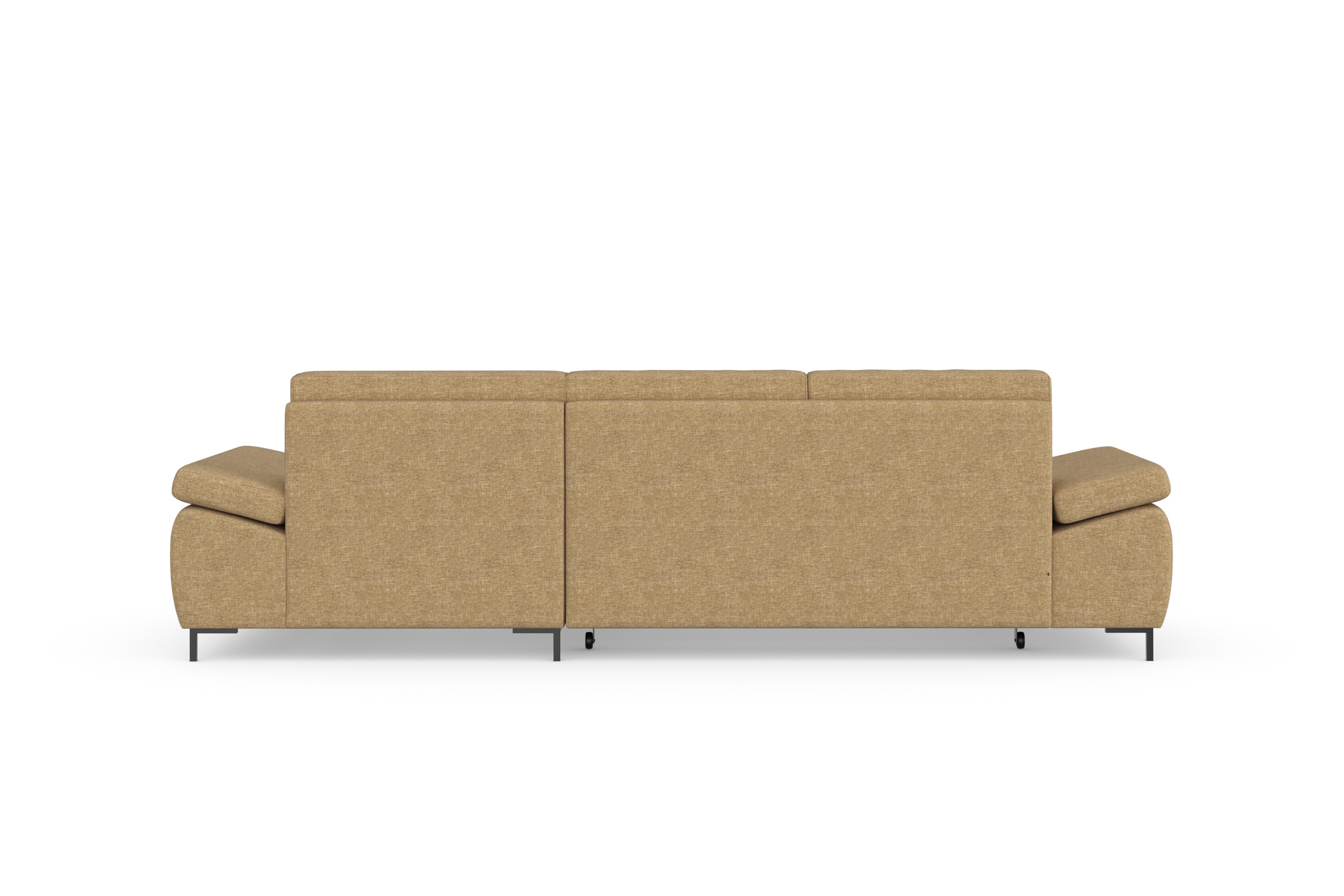 DOMO collection Ecksofa »Capelo L-Form«, mit Armteilverstellung, wahlweise mit Bettfunktion, Federkern