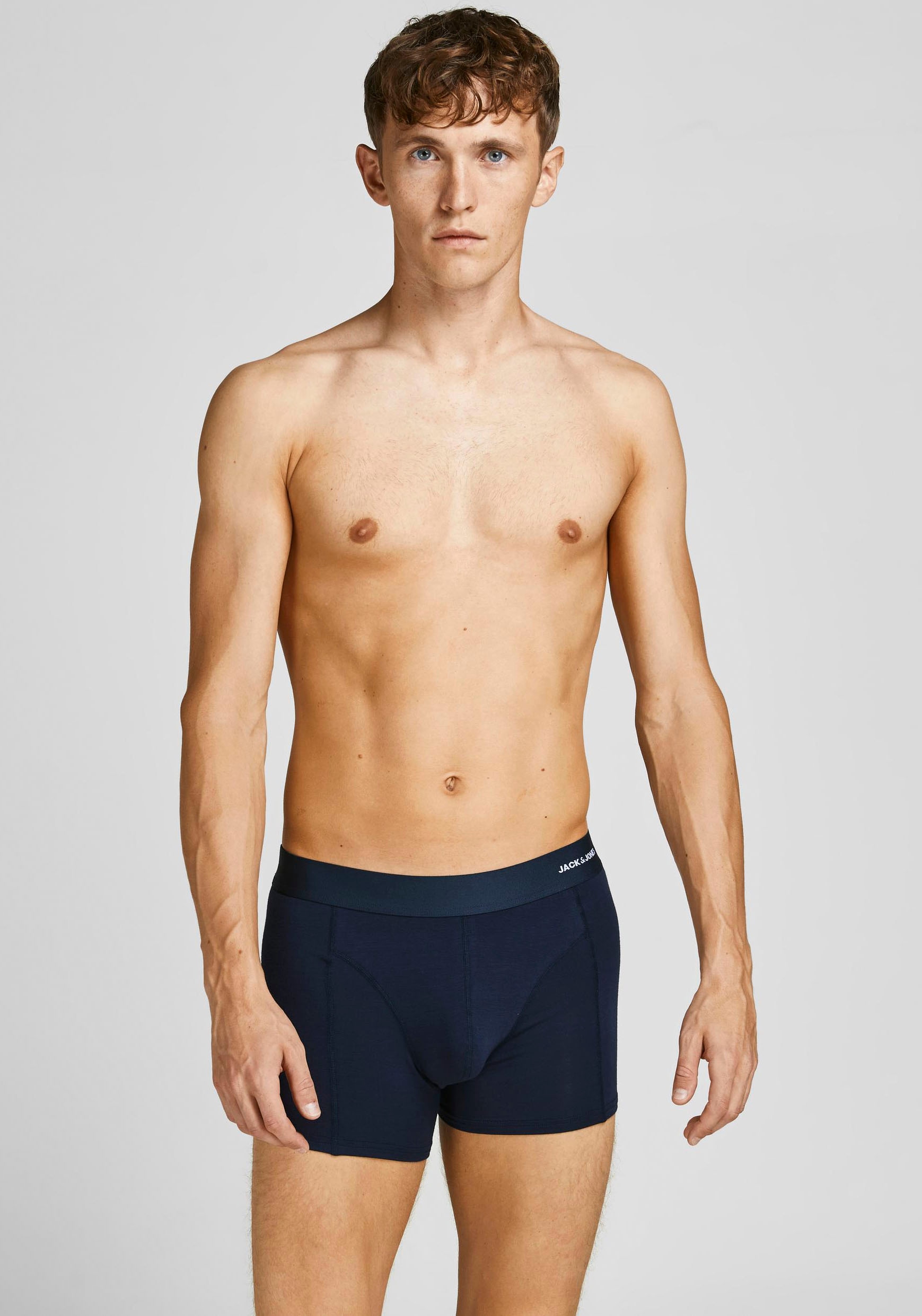 Jack & Jones Trunk »JACBASIC BAMBOO TRUNKS 3 PACK NOOS«, (Packung, 3 St.)