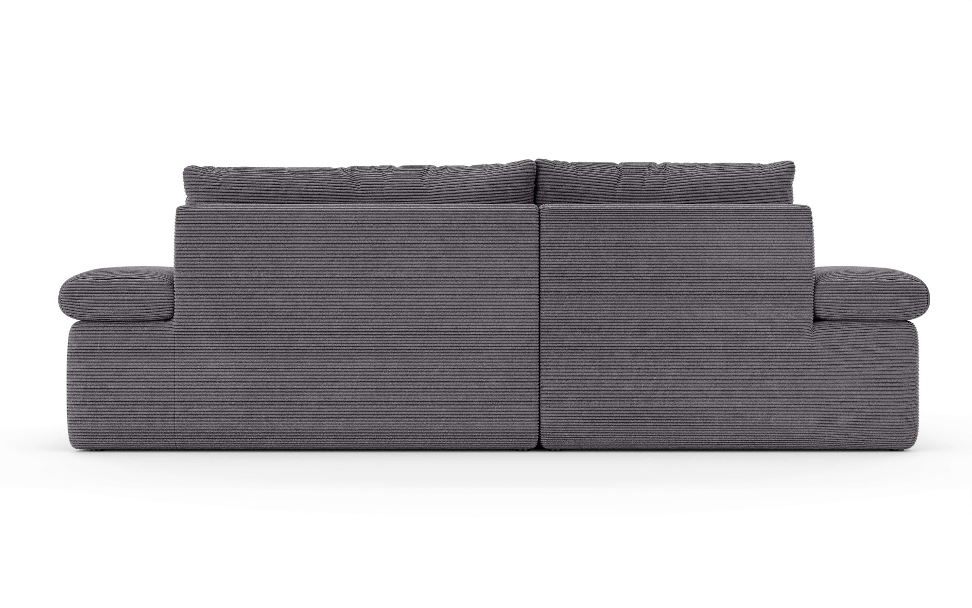 Home affaire Ecksofa »ALVERIE mit Recamiere, moderne Steppung, Maße: B/T/H 274/203/106 cm«, L-Form mit Wellenunterfederung, mit 4 Rückenkissen, pflegeleicht Stoff