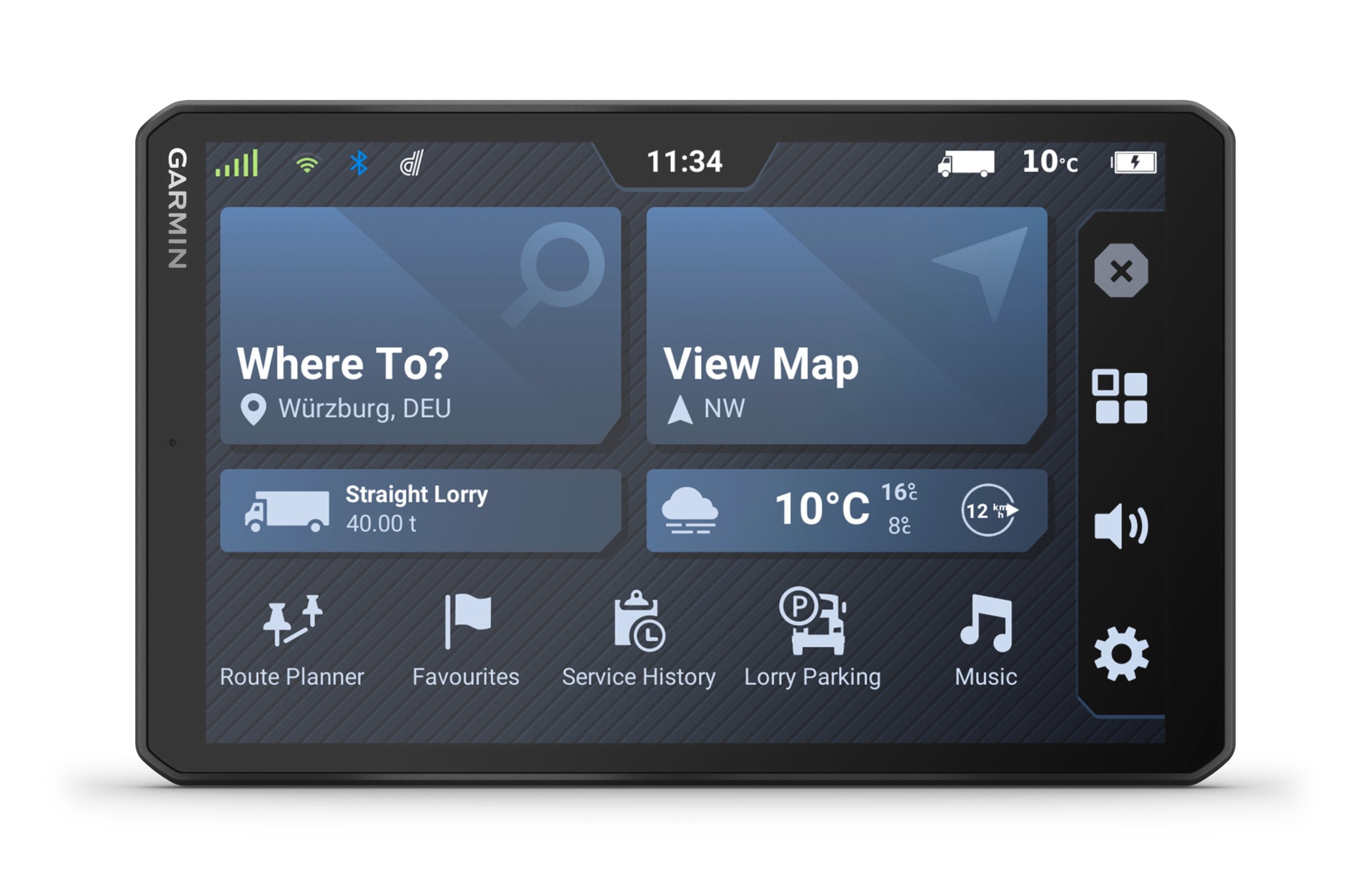 Garmin LKW-Navigationsgerät »dezl LGV820«, (Europa (49 Länder) Karten-Updates)