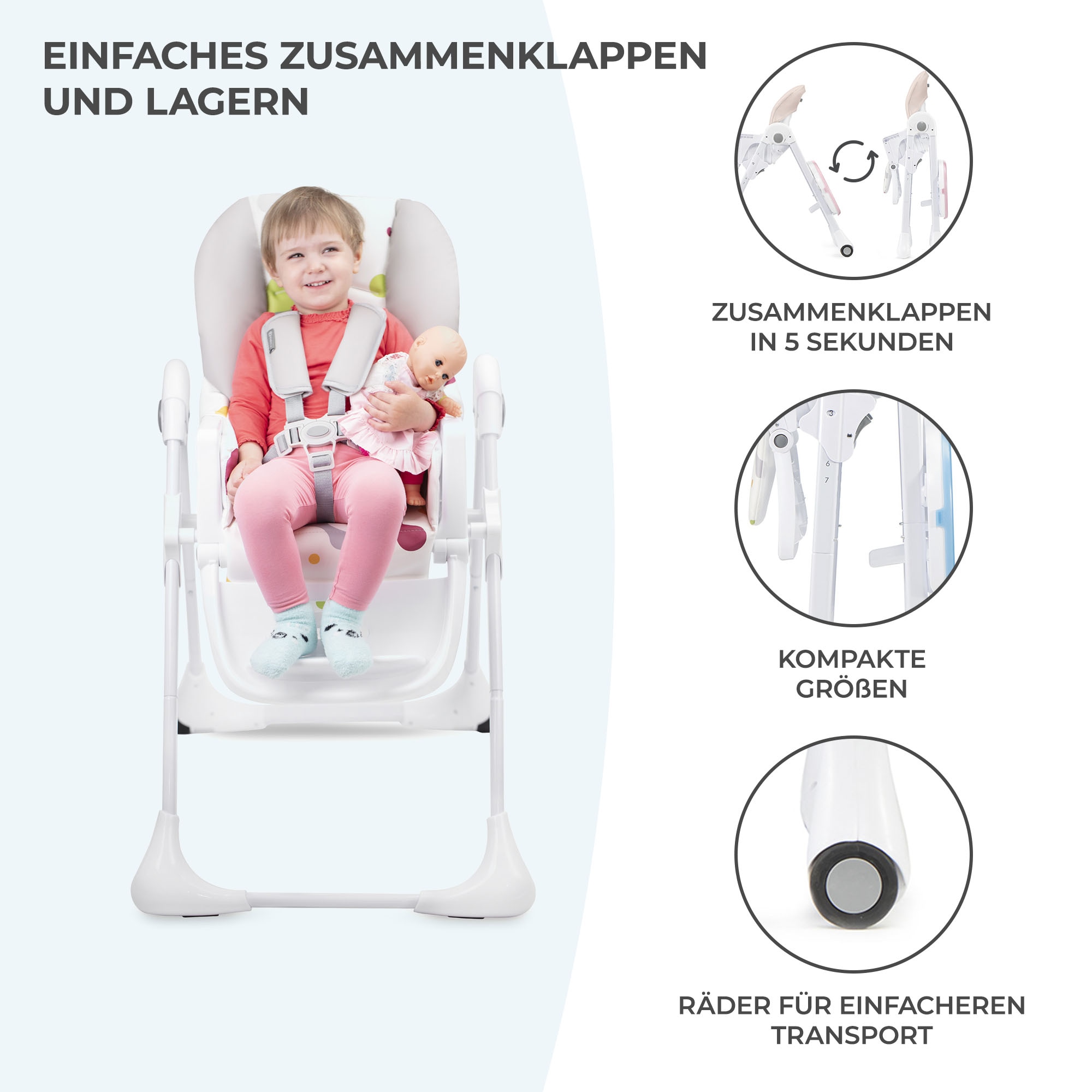 Kinderkraft Hochstuhl »YUMMY« ()