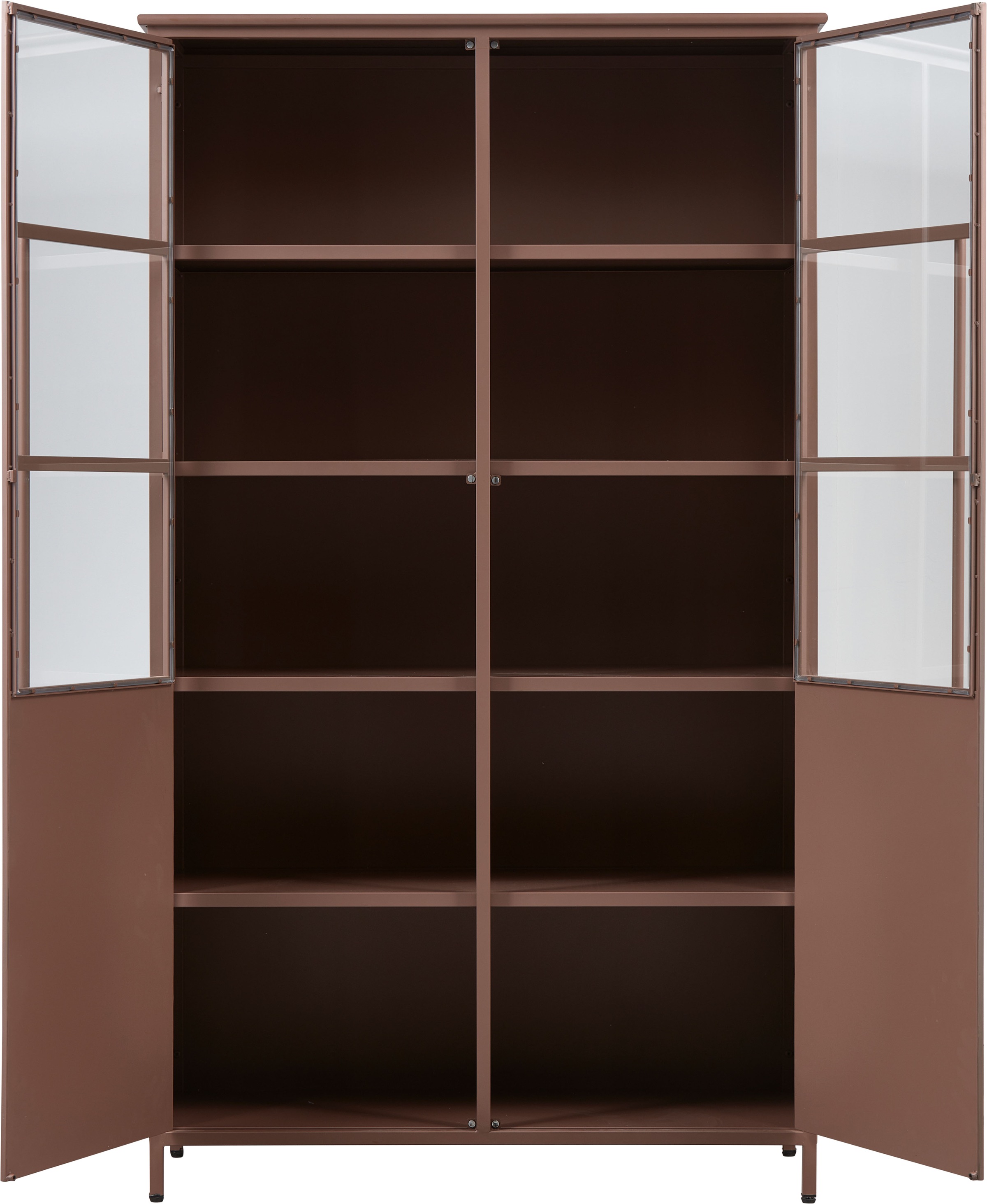 WOOOD Vitrine »Exhibit«, mit Glastüren und viel Stauraum, H 170 cm x B 99 cm