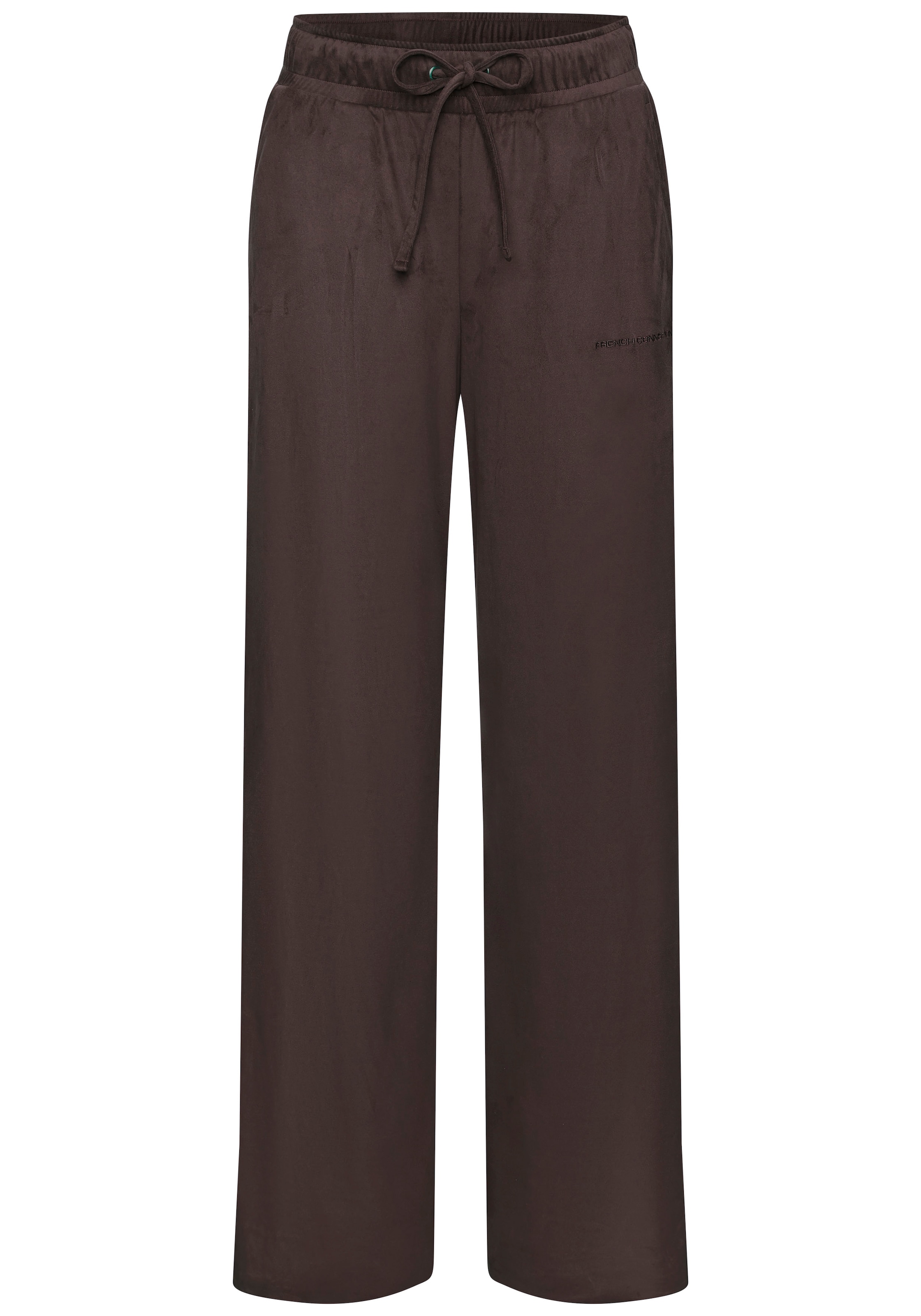 French Connection Schlupfhose  aus Veloursleder-Imitat mit seitlichen Taschen, Loungewear