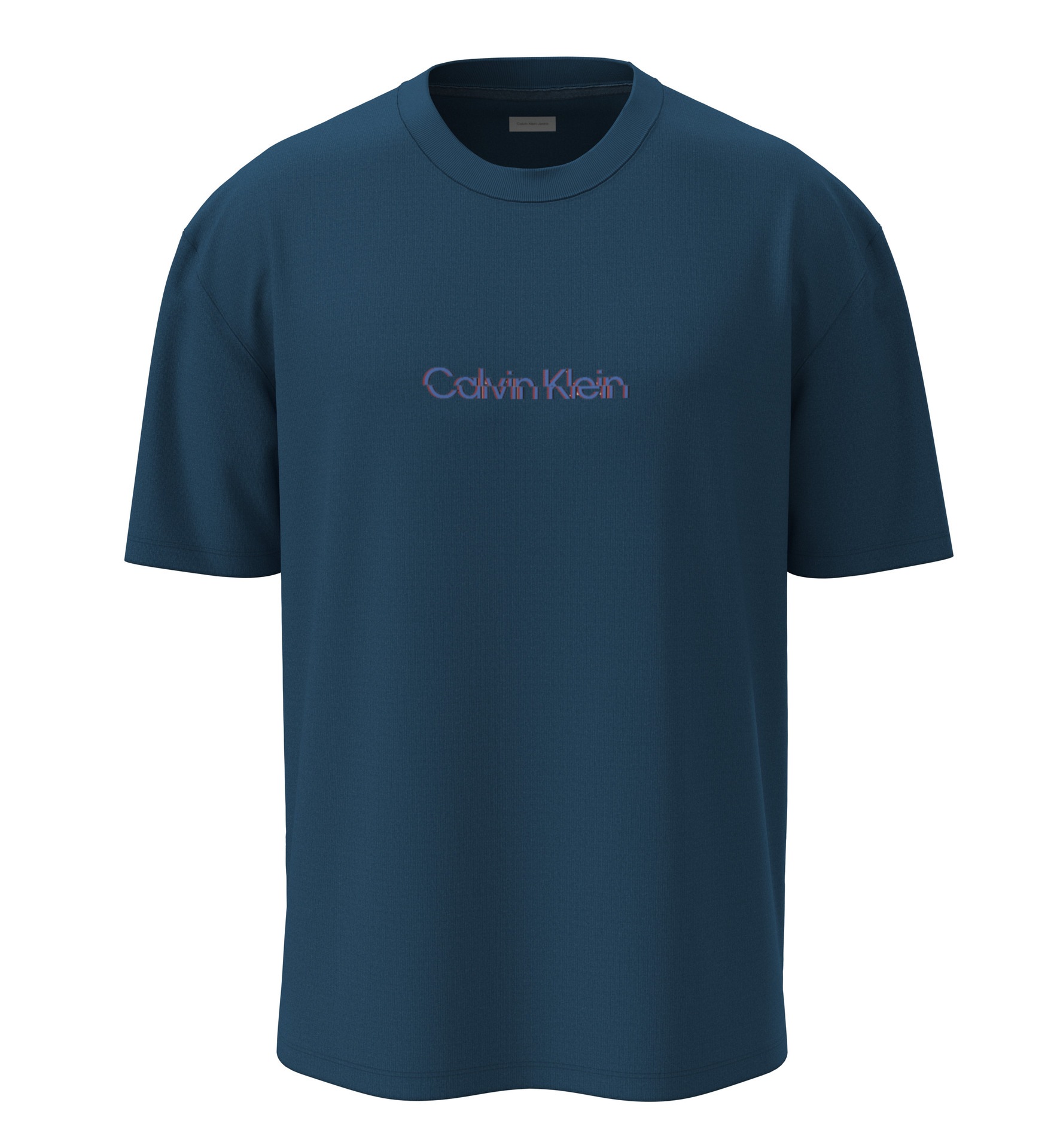 Calvin Klein Jeans T-Shirt »SS GLITCHED LOGO EU CLASSIC TEE«, Mit Rundhalsausschnitt