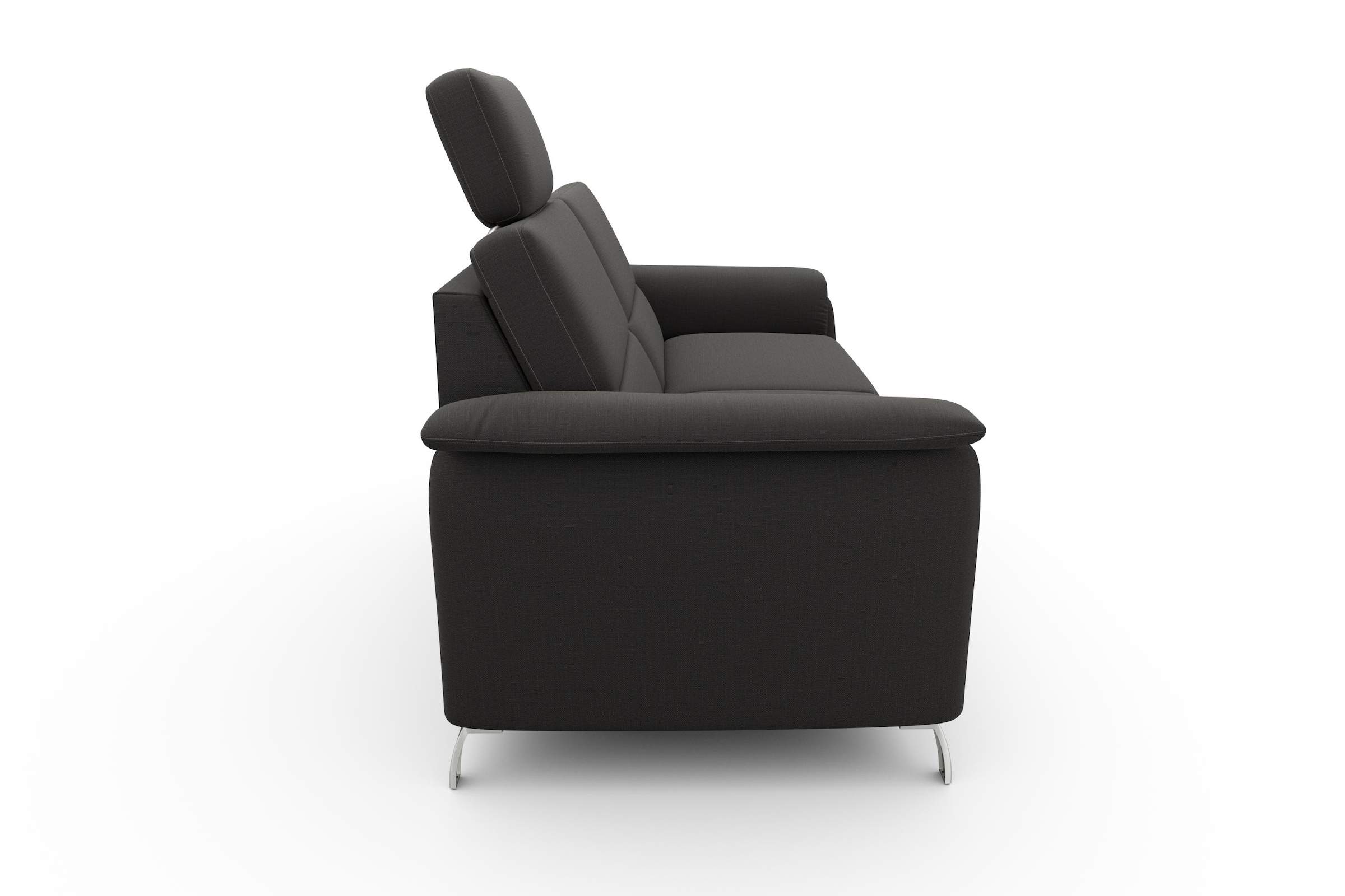 sit&more 2,5-Sitzer »Palmera«, Federkern-Polsterung, Steckvorrichtung für 2 Kopfstützen (optional)