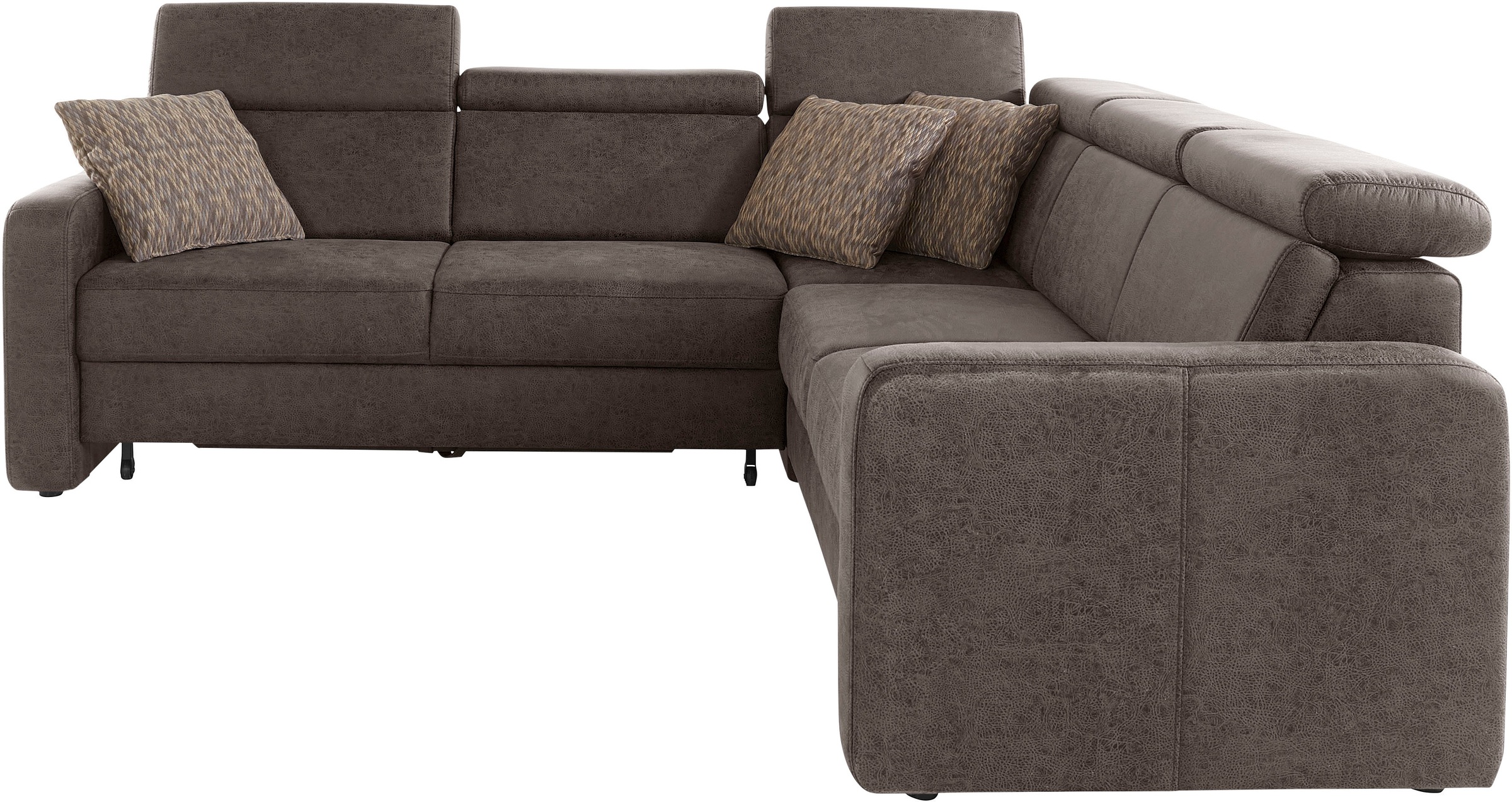 sit&more Ecksofa »Bologna L-Form« Kopfteilverstellung, wahlweise mit Bettfu günstig online kaufen