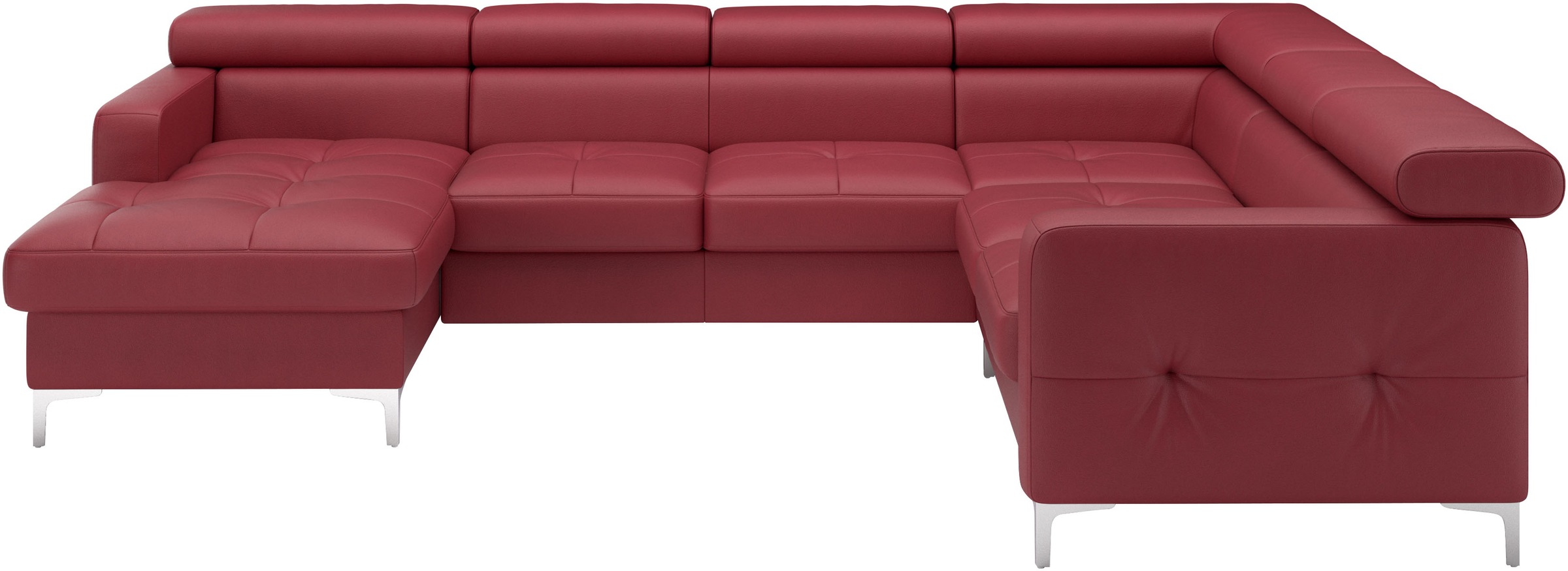 COTTA Wohnlandschaft »Sammy U-Form« mit Kopfteilverstellung, wahlweise mit günstig online kaufen