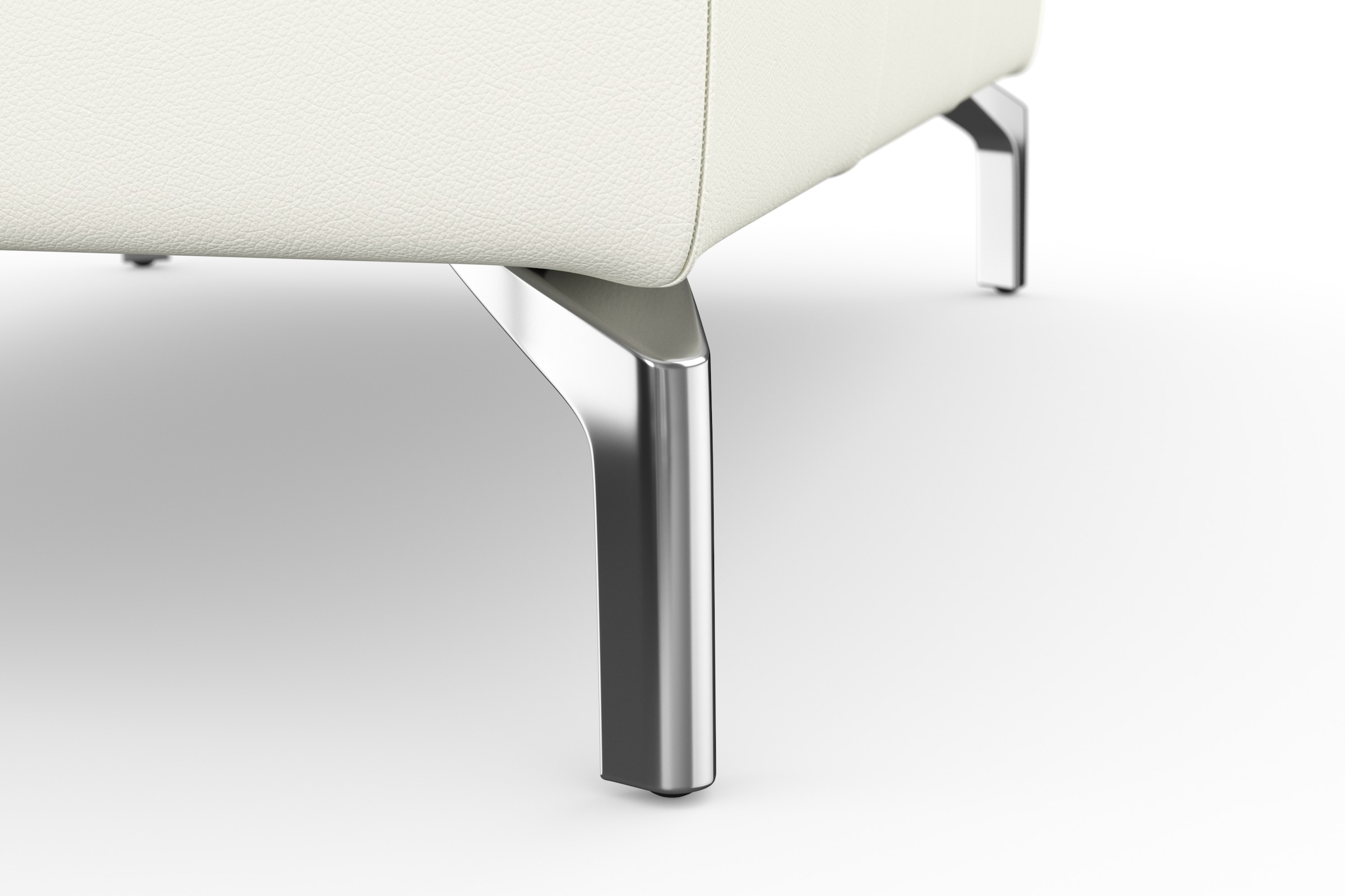 sit&more Hocker »Bendigo«, mit Klappfunktion, Bodenfreiheit 15 cm, wahlweise in 2 Fußfarben