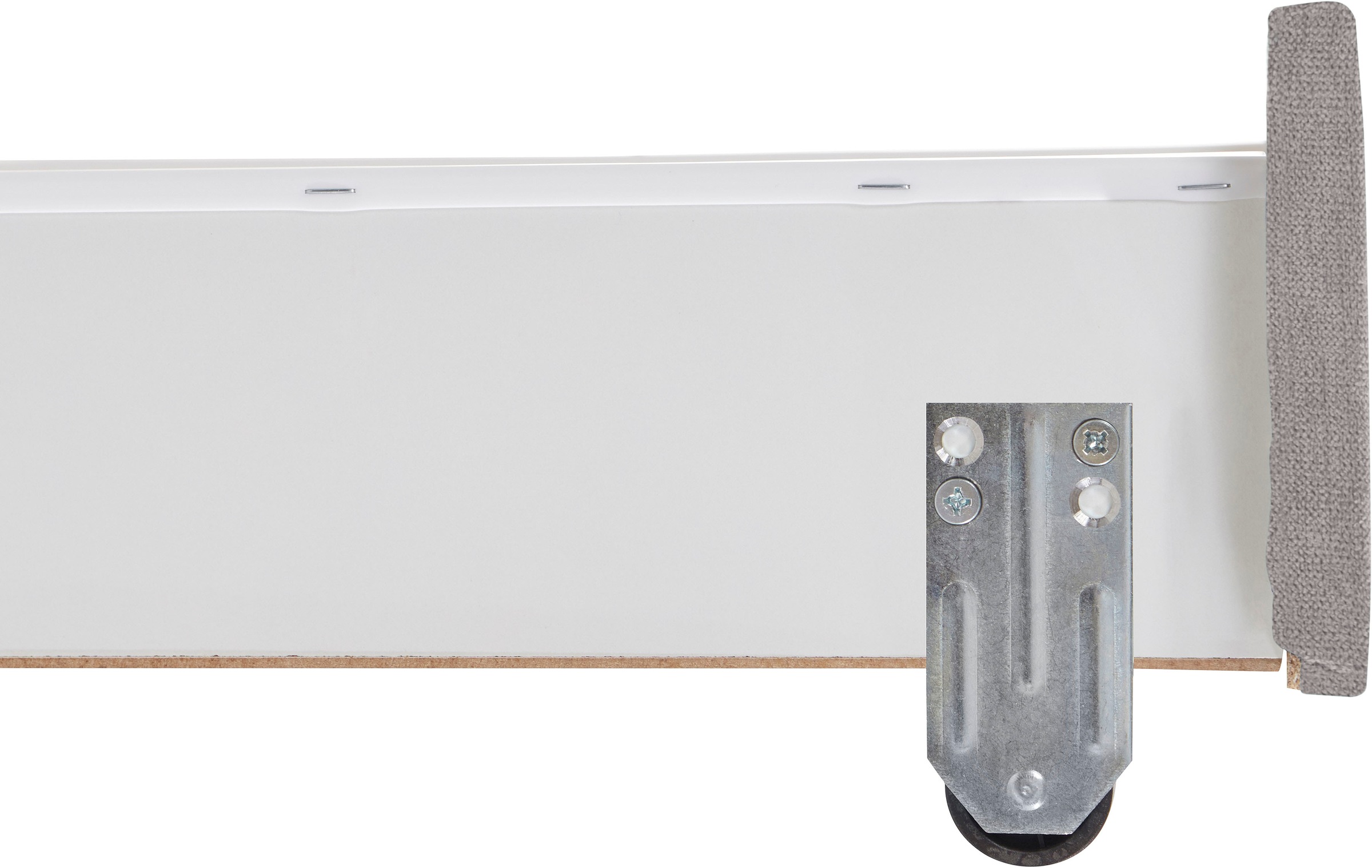INOSIGN Boxbett »Luan«, Schubkästen, LED-Beleuchtung und Topper, in Breite 120 cm und 180 cm