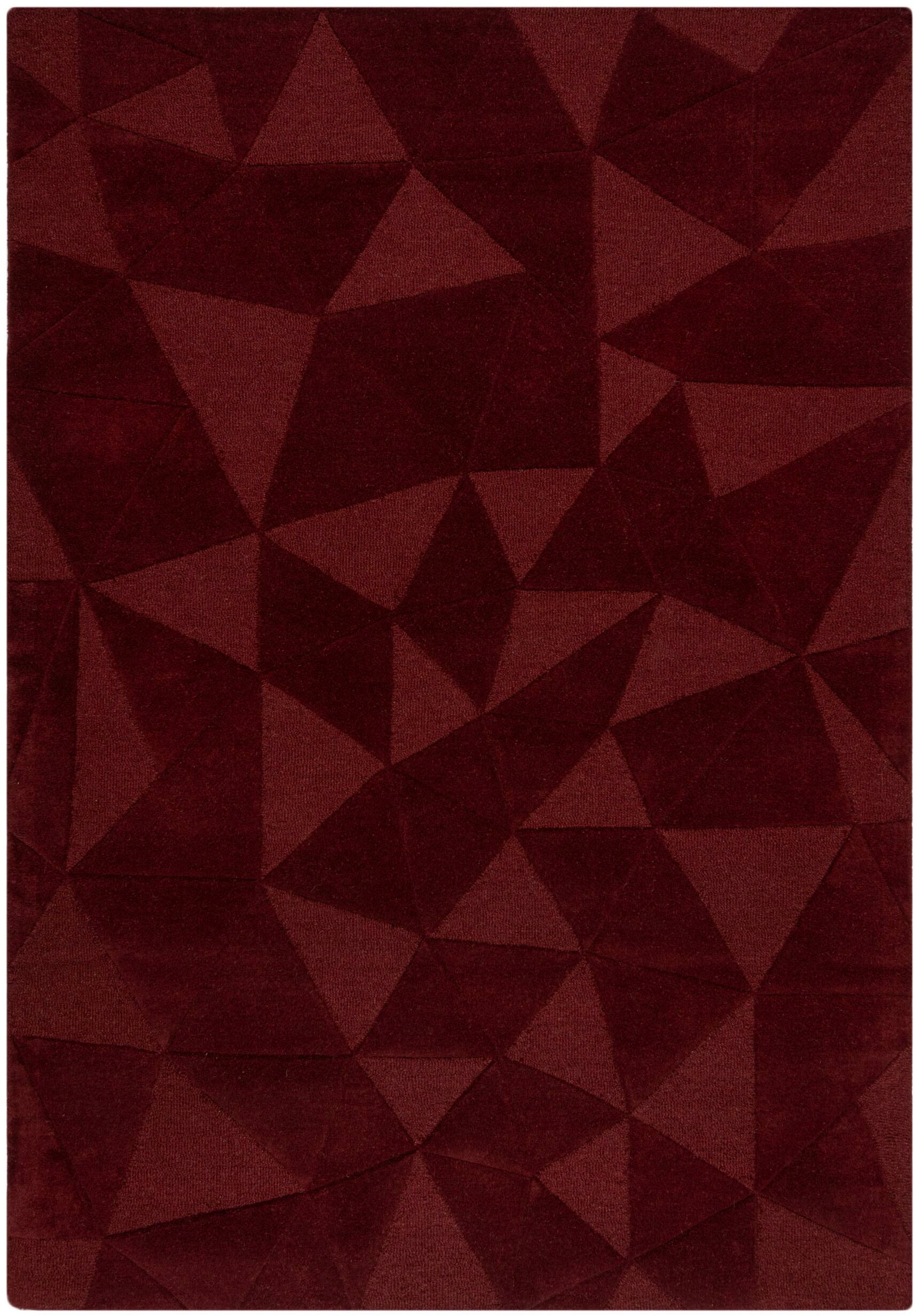 FLAIR RUGS Wollteppich »Shard« rechteckig 10 mm Höhe Hoch-Tief Effekt, Hand günstig online kaufen