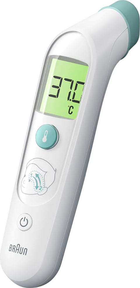 Braun Fieberthermometer »TempleSwipe™ Stirnthermometer​ - BST200«, Geeignet für alle Altersgruppen​: Säuglinge, Kinder und Erwachsene