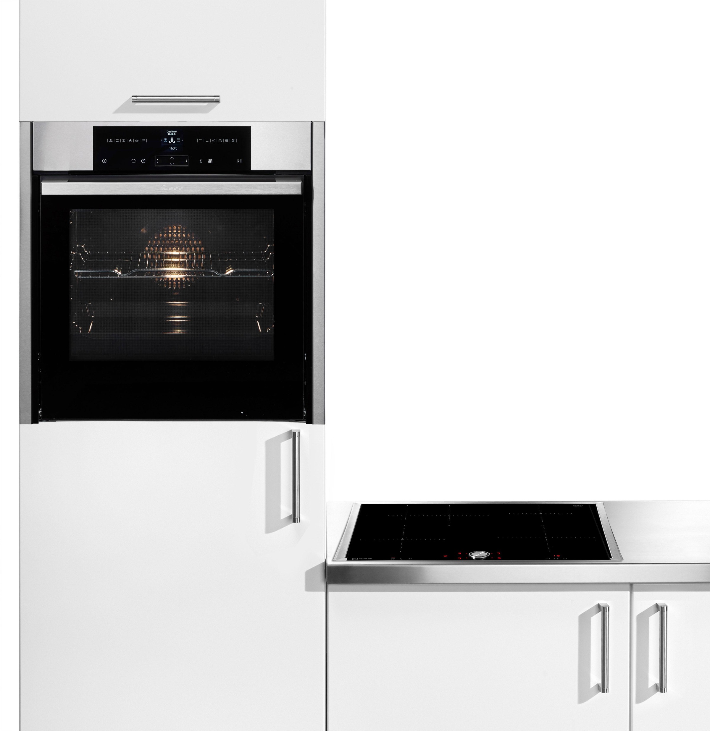 Bild von NEFF Backofen-Set »XB46TWIST«, B45CR20N0, mit Teleskopauszug nachrüstbar, EasyClean, Slide&Hide®, TFT-Display