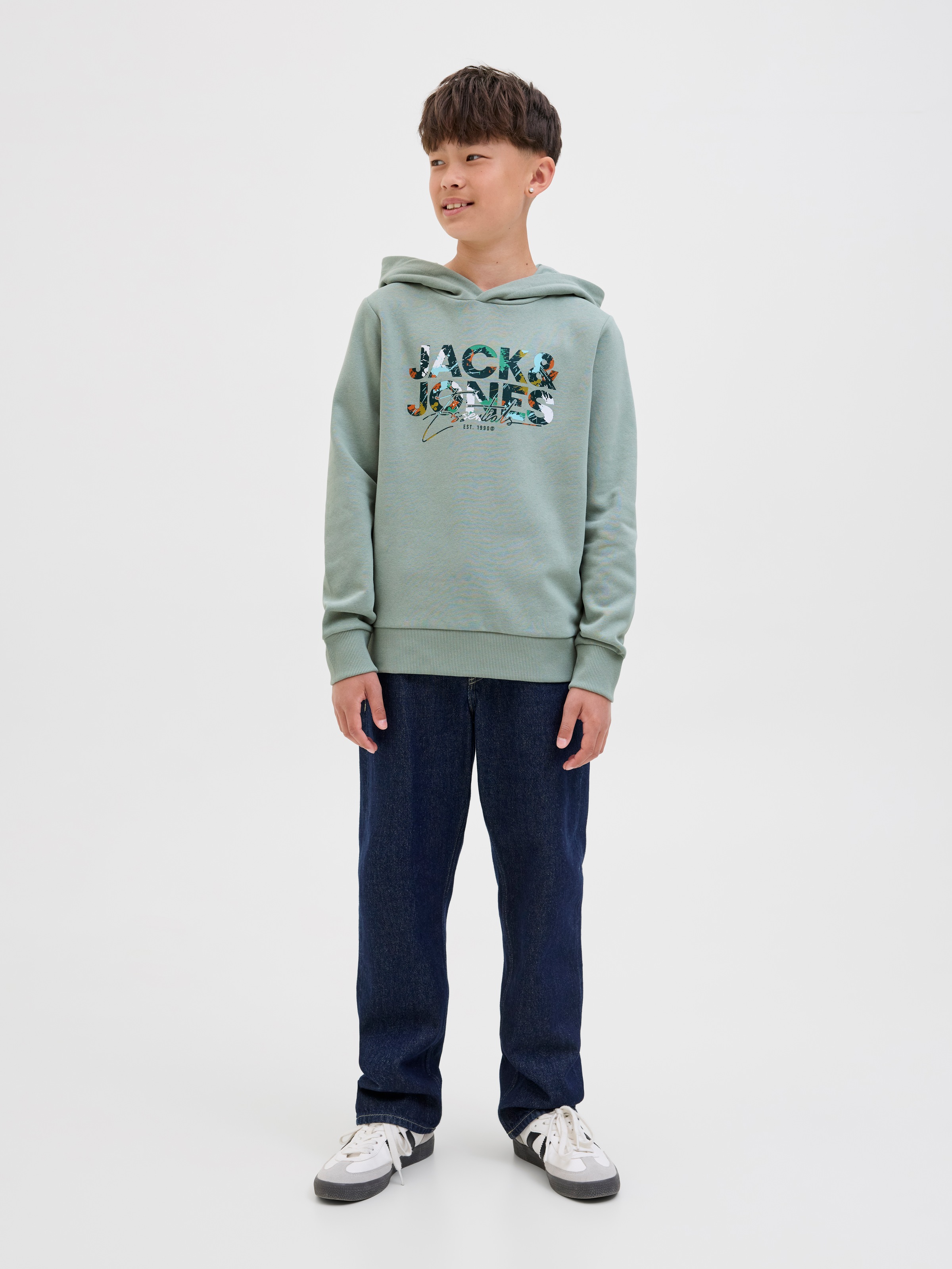 Jack & Jones Junior Kapuzensweatshirt »JJGEPLAS SWEAT HOOD JNR«