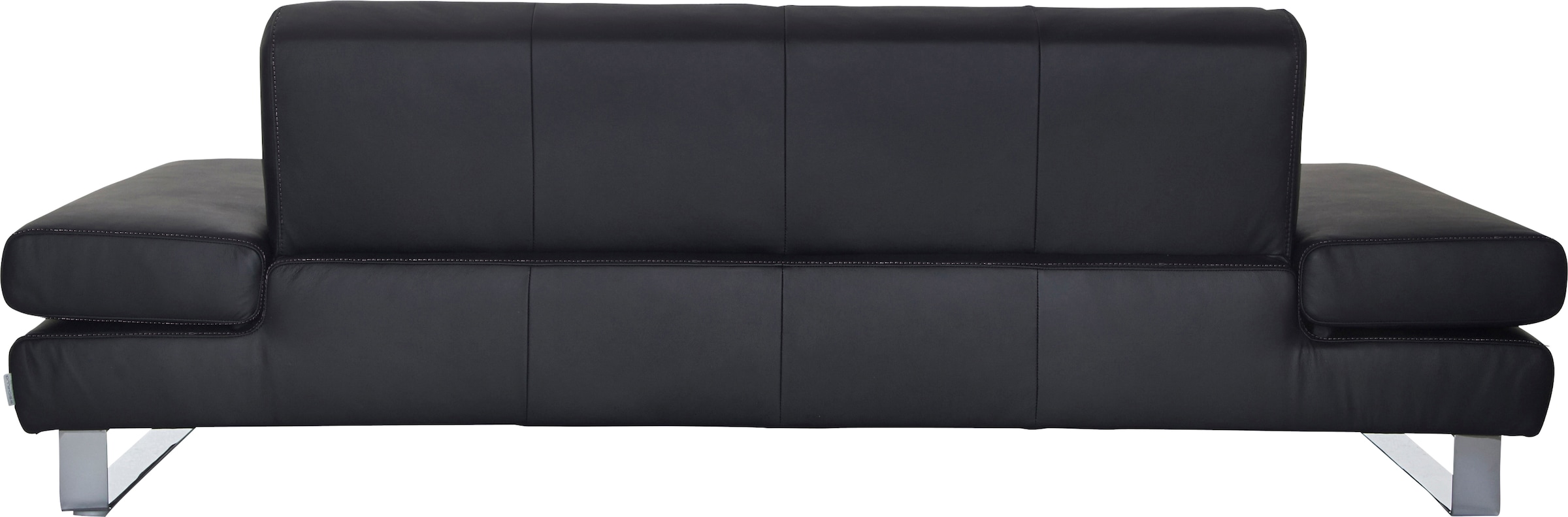 W.SCHILLIG 3-Sitzer »taboo Designsofa mit hohem Sitzkomfort«, mit Normaltiefe, inklusive Armlehnenverstellung, mit Kontrastnaht