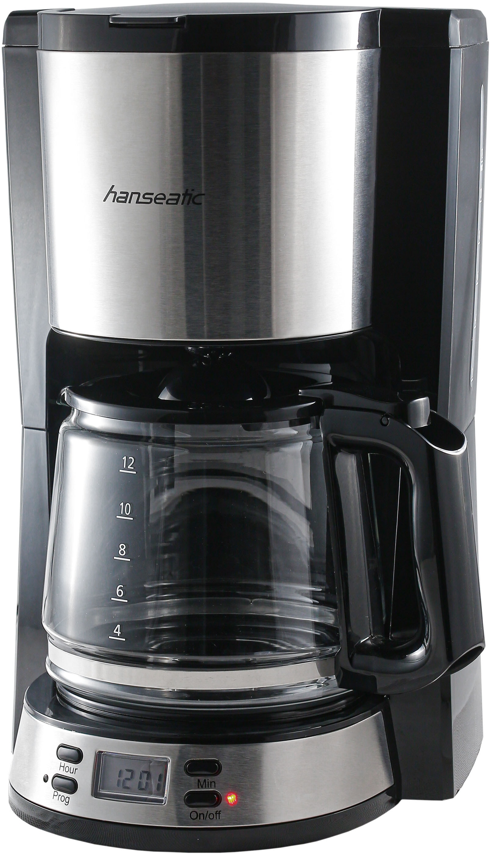 Hanseatic Filterkaffeemaschine »HCMD151000SD«, 1,5 l Kaffeekanne, Papierfil günstig online kaufen