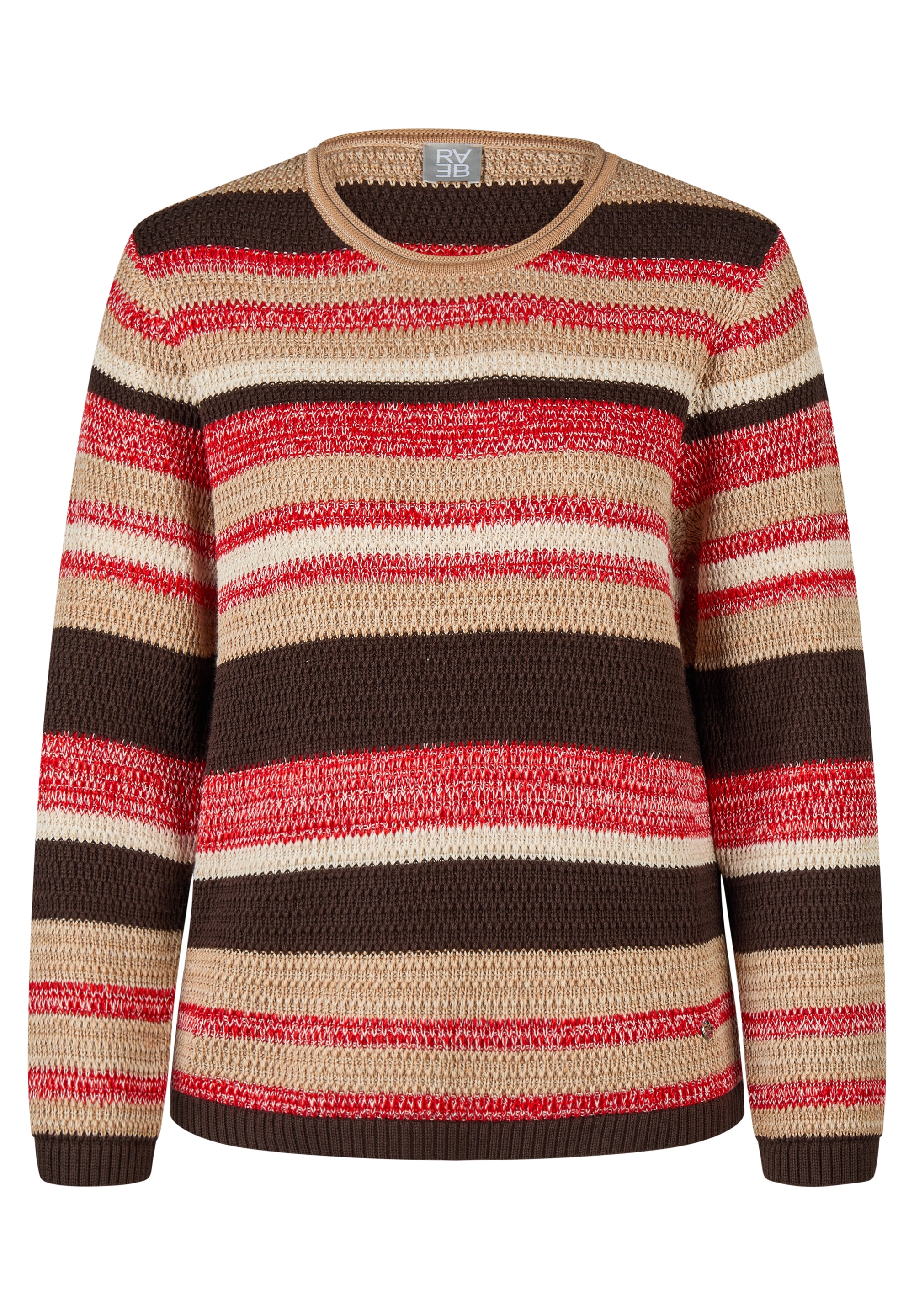 Rabe Strickpullover im Streifen-Look