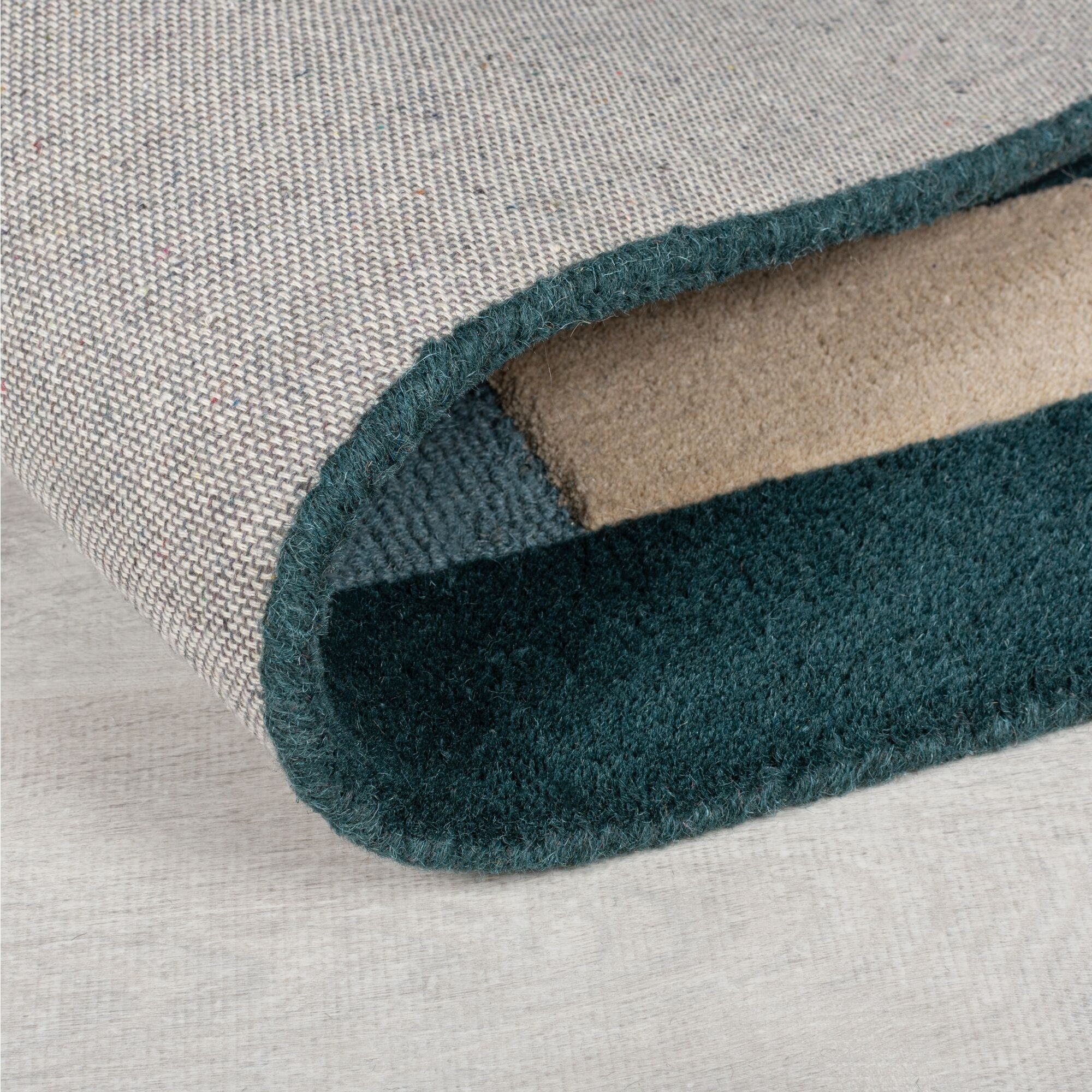 FLAIR RUGS Wollteppich »Labyrinth Shaped« rechteckig 10 mm Höhe Schall- und Wärmedämmung