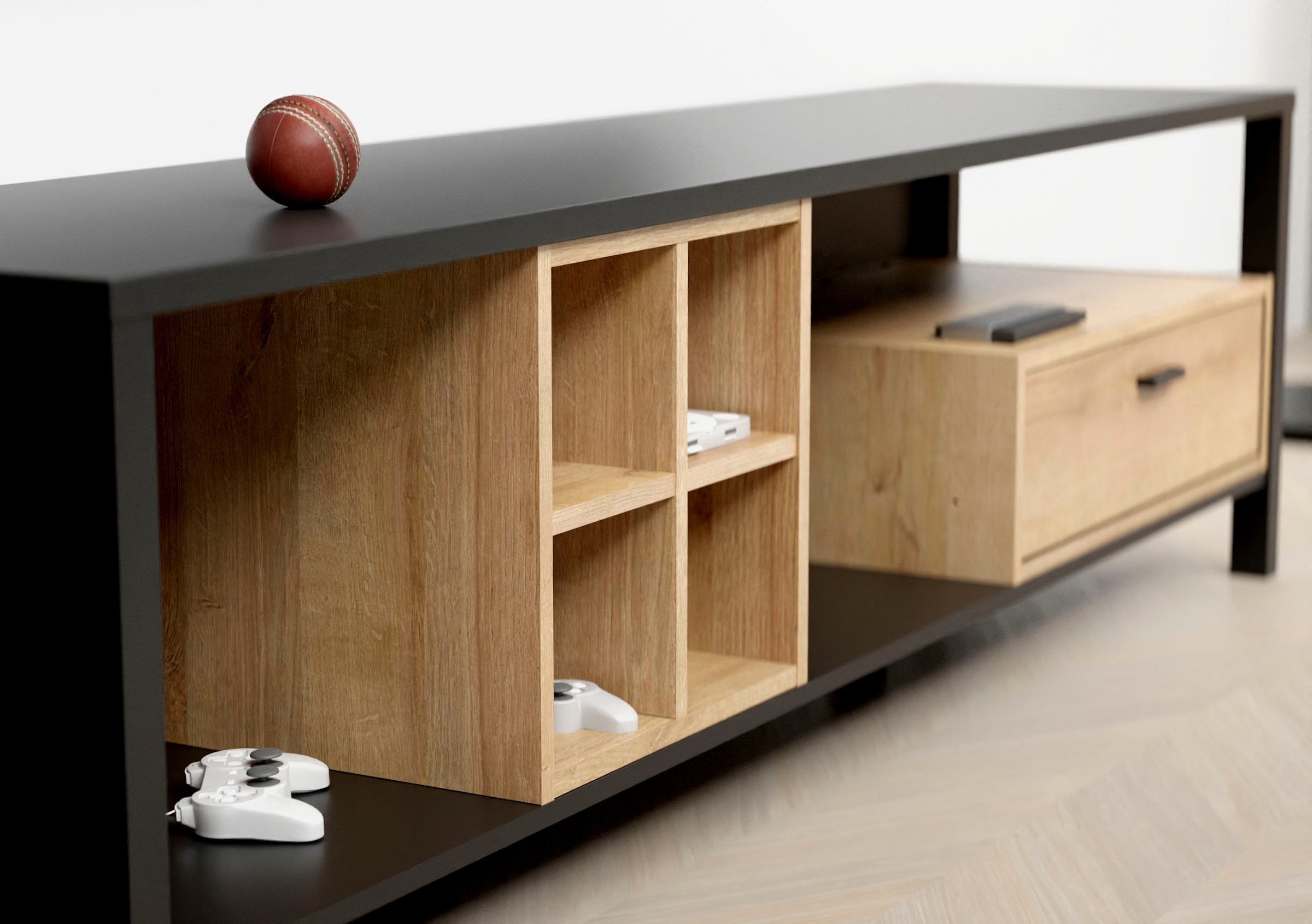 FORTE Lowboard »High Rock«, TV-Schrank, TV-Board, Breite ca. 181 cm