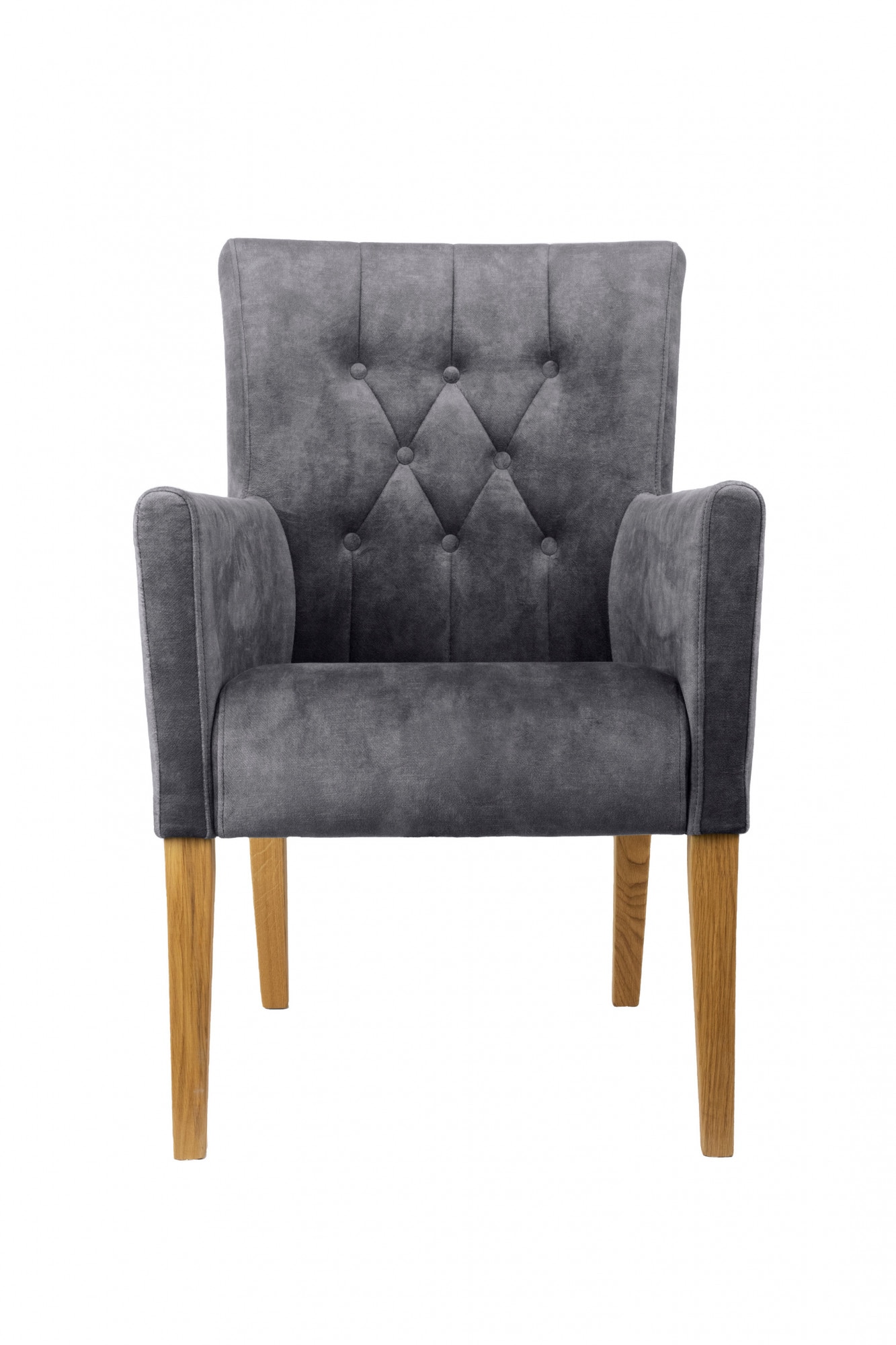 Home affaire Armlehnstuhl »Cortega Esszimmerstuhl mit Knopfheftung« () 1 St günstig online kaufen