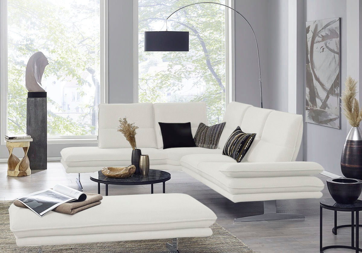 W.SCHILLIG Ecksofa »broadway, Designsofa, toller Sitzkomfort, zeitlos, eleg günstig online kaufen