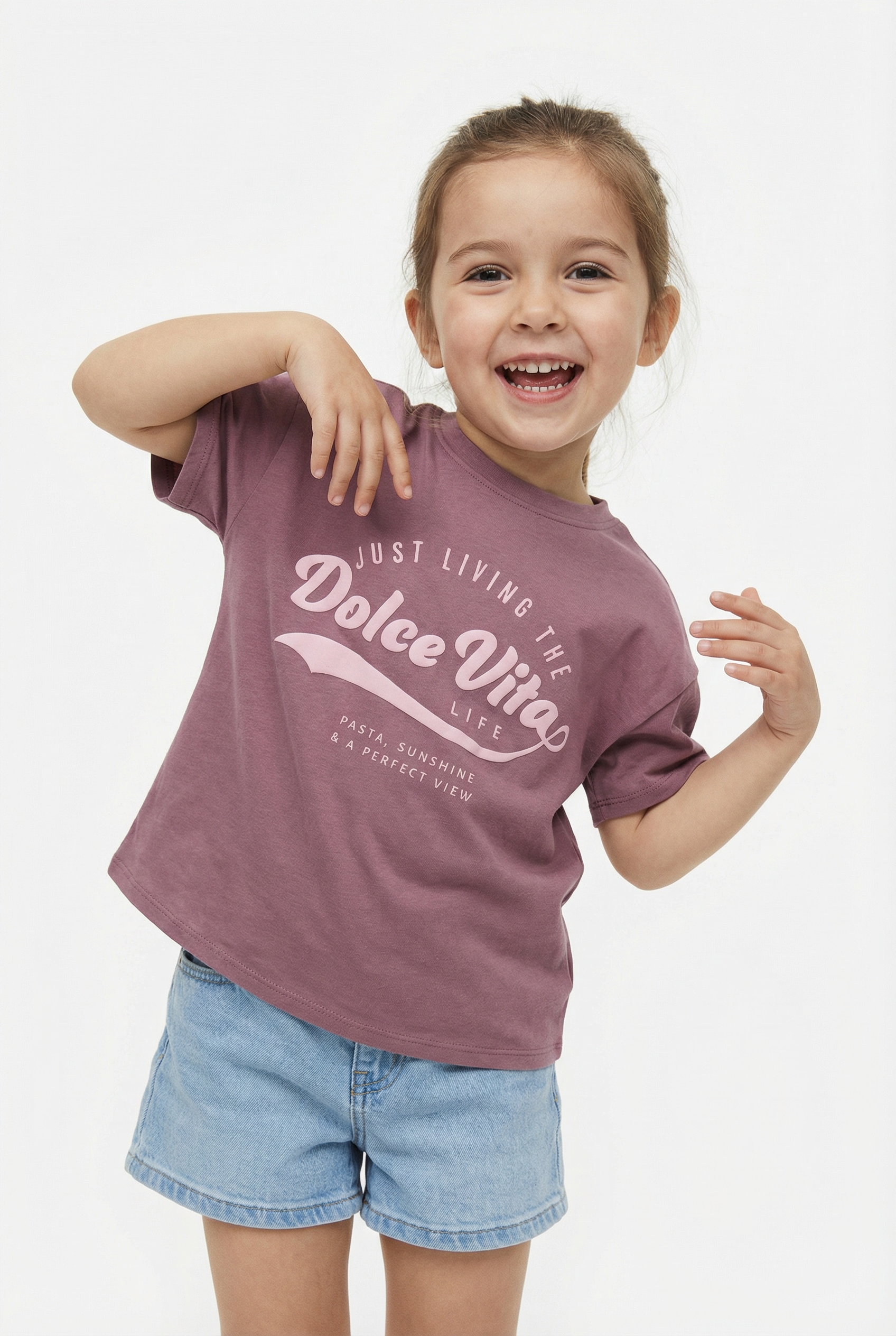 KIDS ONLY T-Shirt »KOGVILLA LIFE S/S BOXY PRINTED TOP JRS« in dezenter Boxy-Form