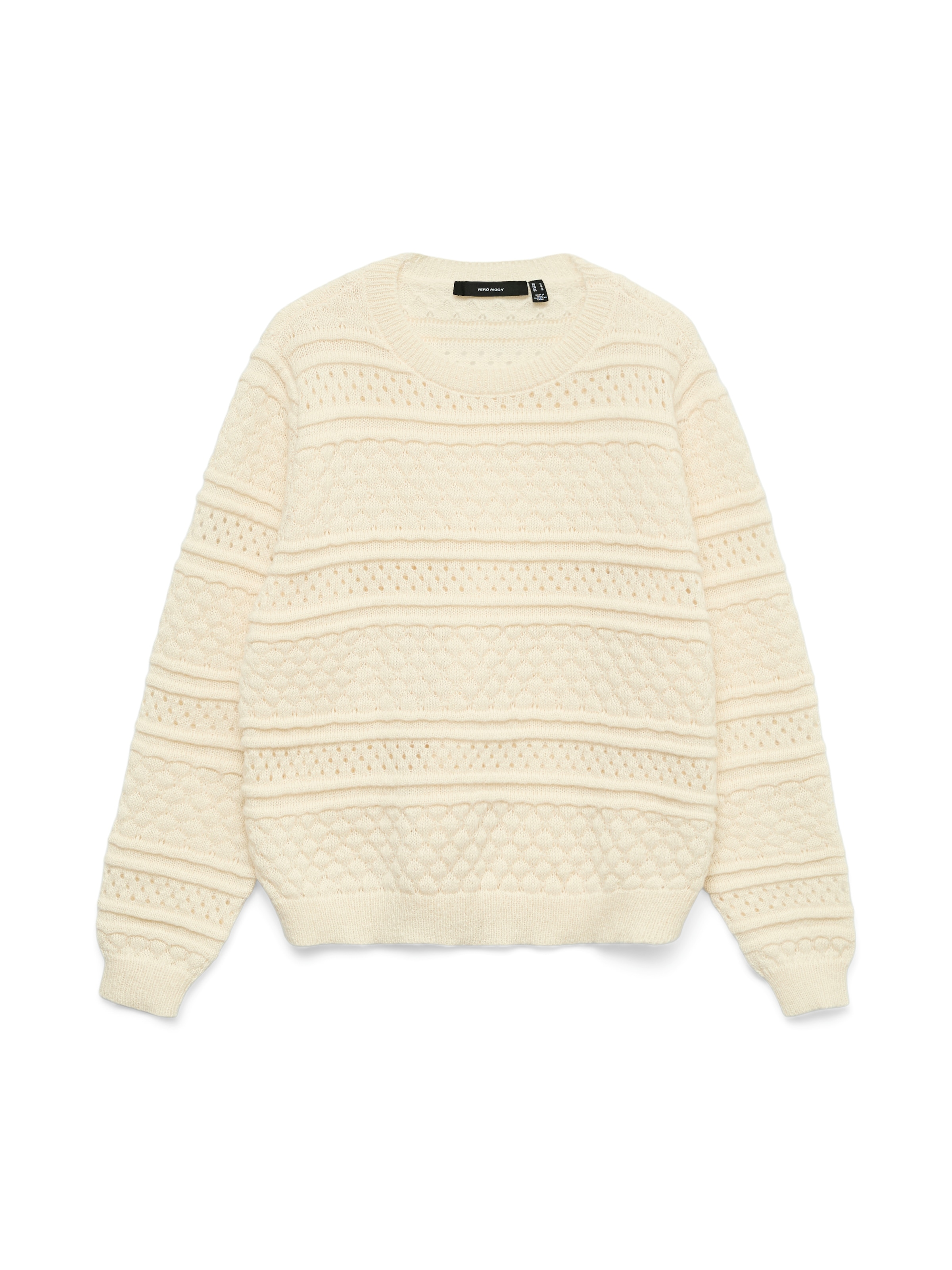 Vero Moda Strickpullover »VMLEO LS O-NECK PULLOVER BF«