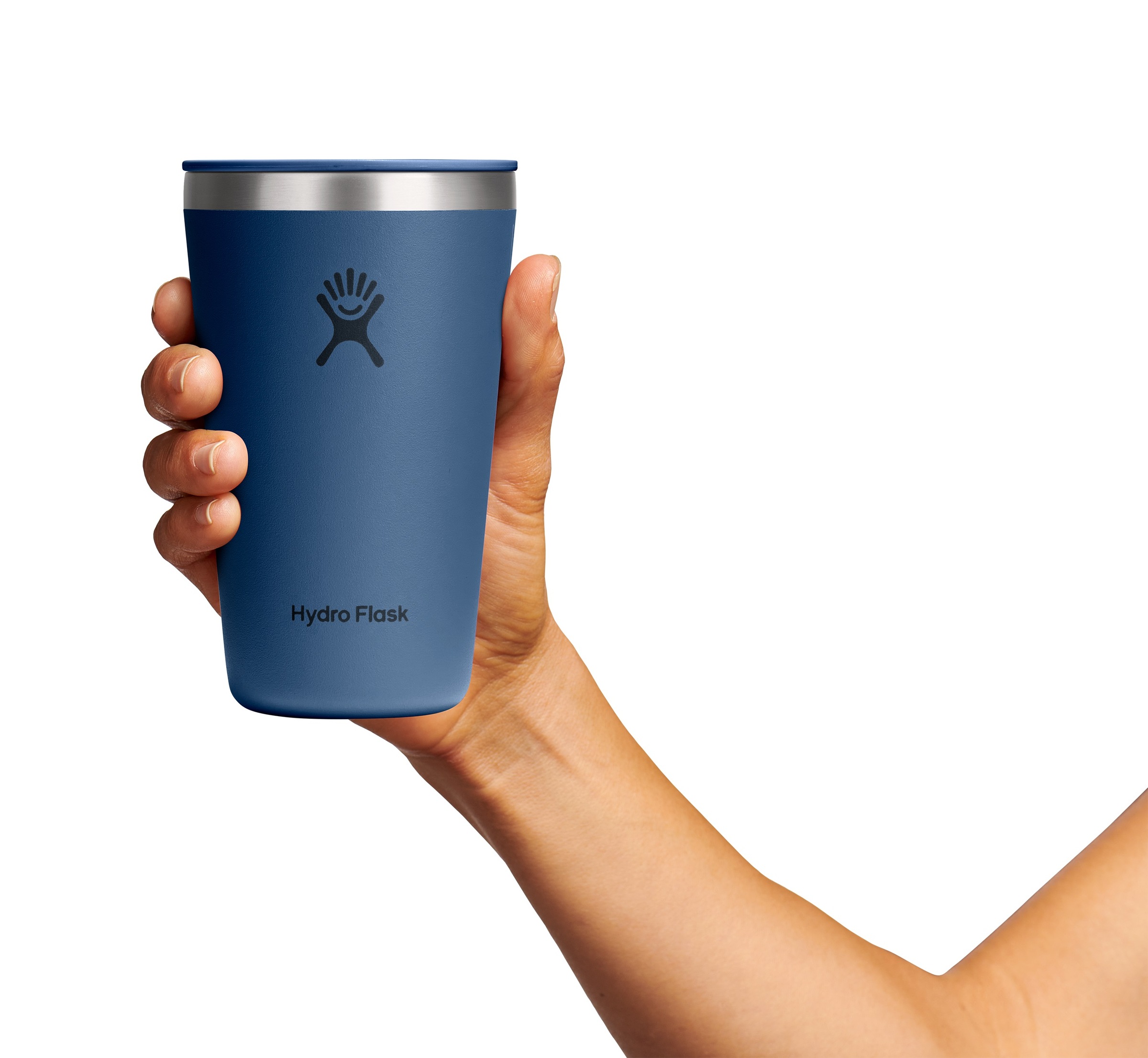 Hydro Flask Thermobecher »16 OZ All Around Tumbler Press-In Lid, 473 ml« Kompatibel mit Trinkhalmdeckel und verschließbaren Eindrückdeckel