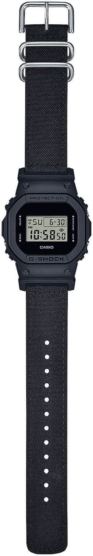 CASIO G-SHOCK Chronograph, Quarzuhr,Armbanduhr,Herrenuhr,digital, bis 20bar wasserd. Nylonarmband