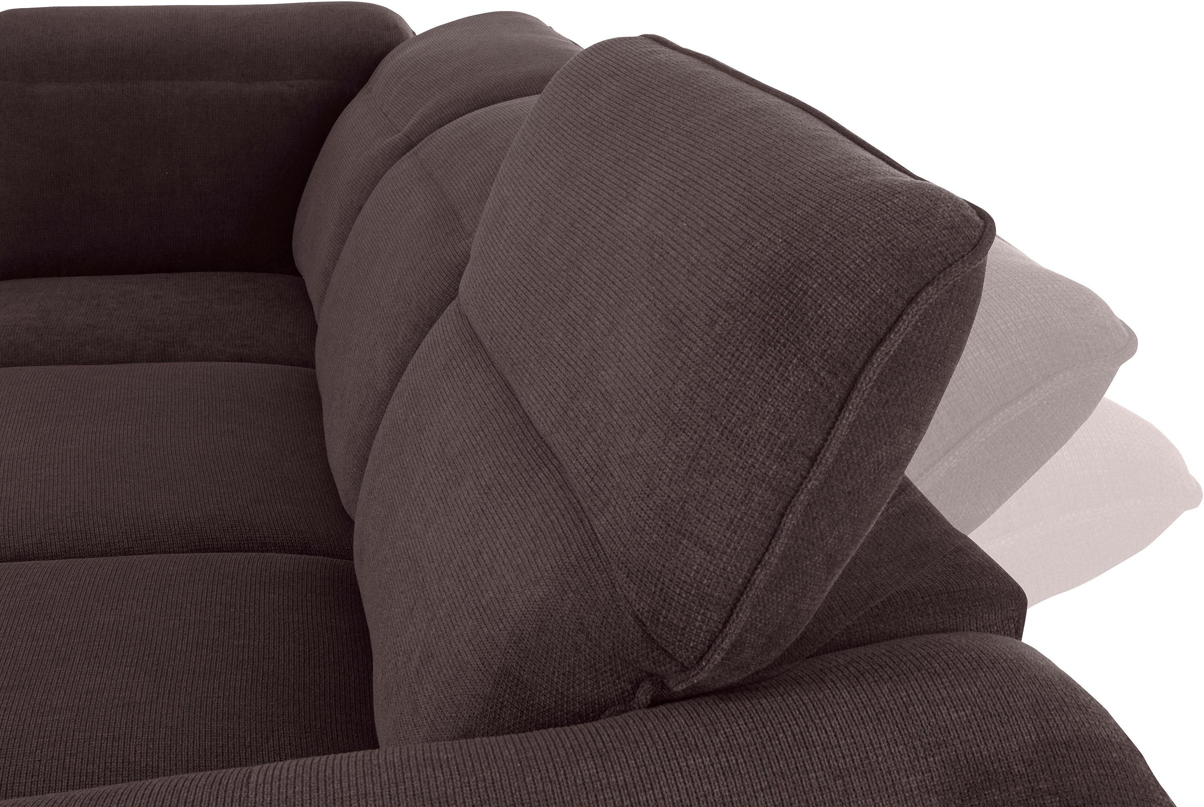 COTTA Ecksofa »Teresa L-Form«, mit Kopfteilverstellung, wahlweise mit Bettfunktion