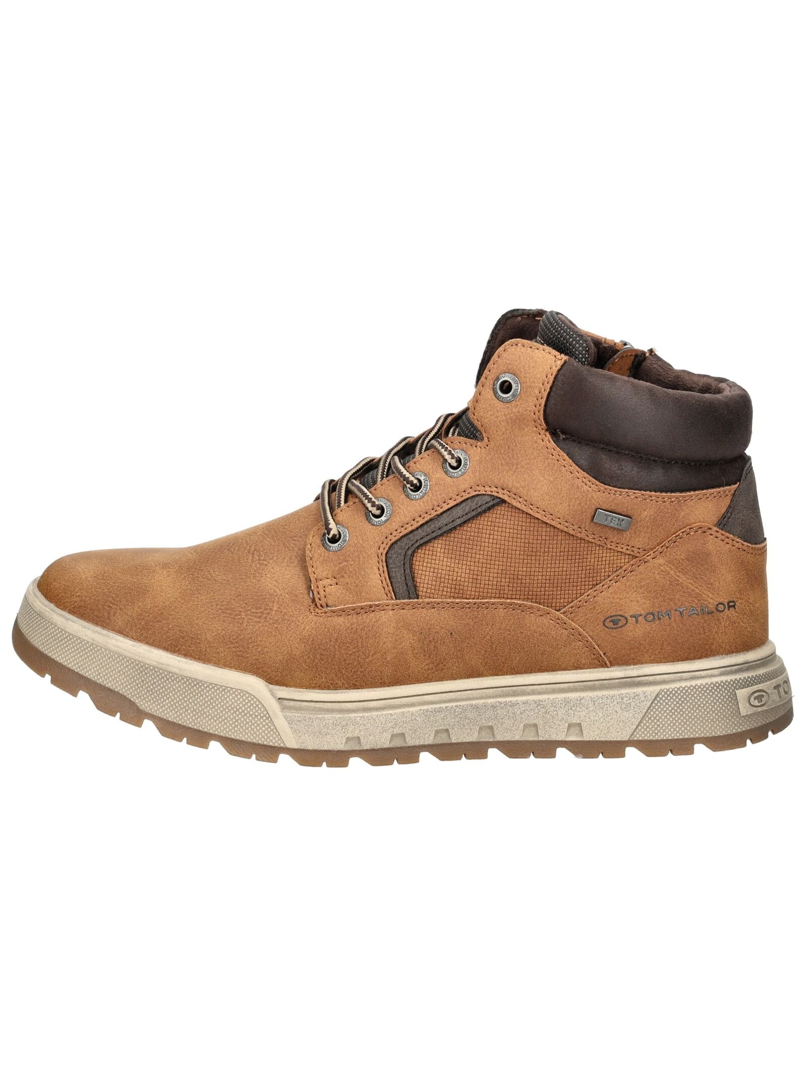 TOM TAILOR Schnürstiefelette »Tom Tailor Stiefelette Lederimitat/Textil«