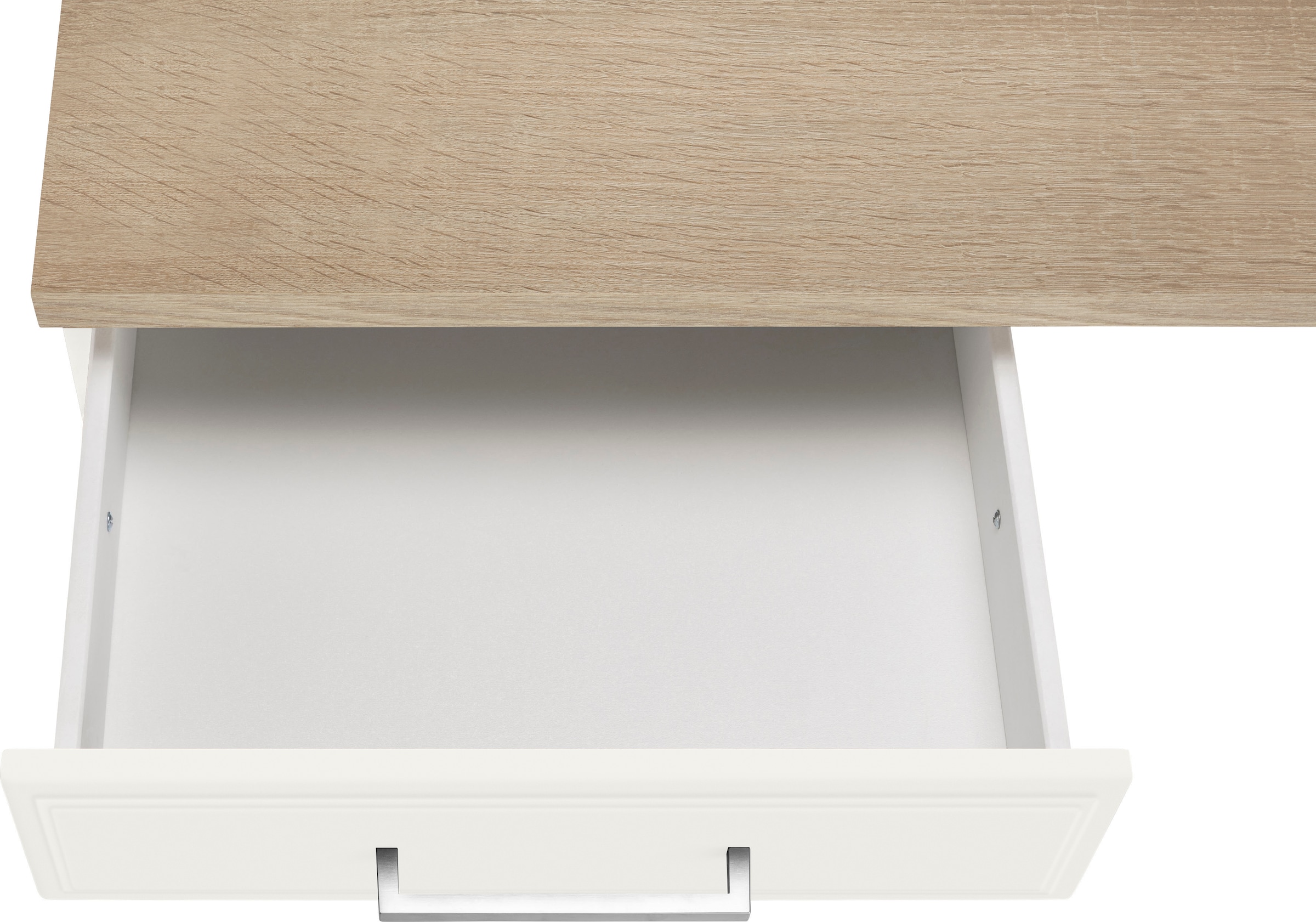 HELD MÖBEL Küchenzeile »Stockholm«, Breite 330 cm, mit hochwertigen MDF Fronten im Landhaus-Stil