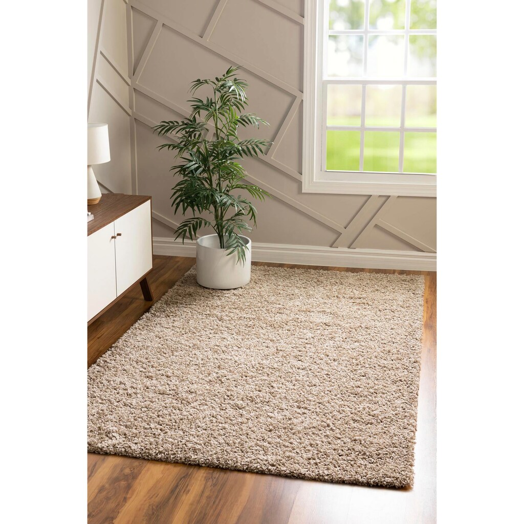 Myflair Möbel & Accessoires Hochflor-Teppich »Shaggy Shag«, rechteckig