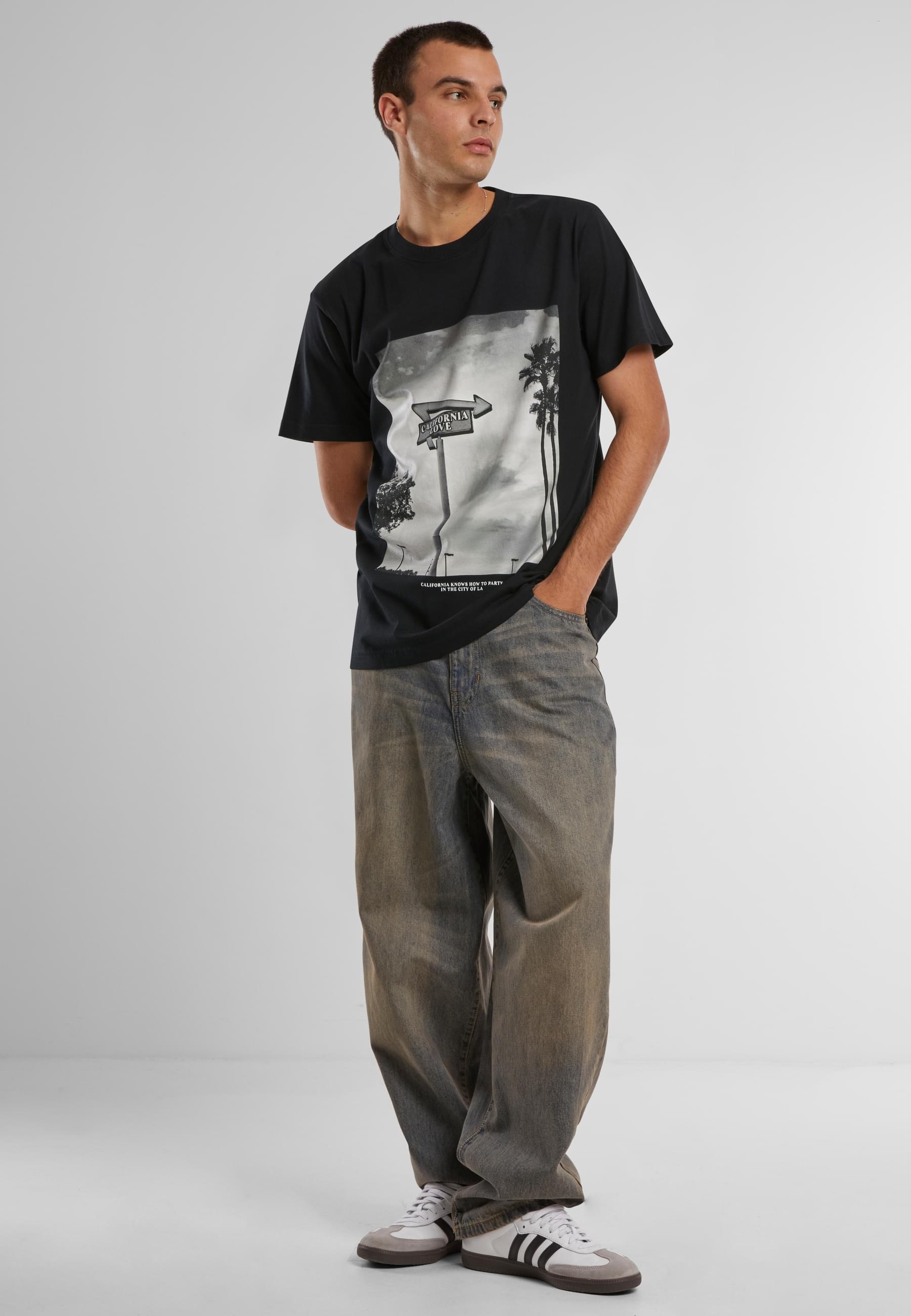 MisterTee T-Shirt »MisterTee Herren California Love Tee« 1 Stk.