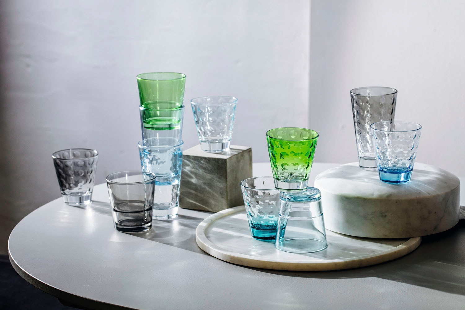 LEONARDO Gläser-Set »OPTIC«, (Set, 6 tlg.), 215 ml, 6-teilig