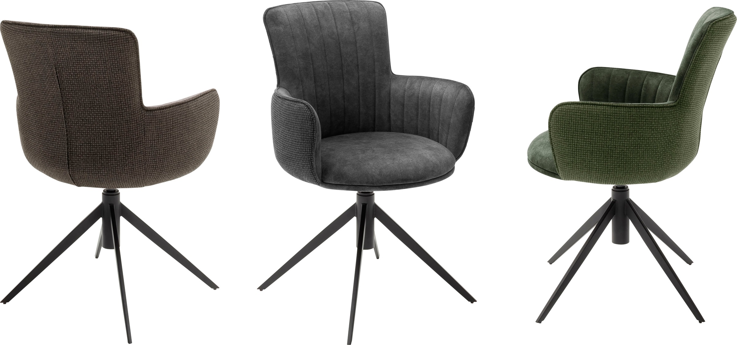 MCA furniture Esszimmerstuhl »Denia«, (Set), mit 360°drehbar Set, kg 120 St., online bestellen Stuhl belastbar 2 2-er bis Nivellierung