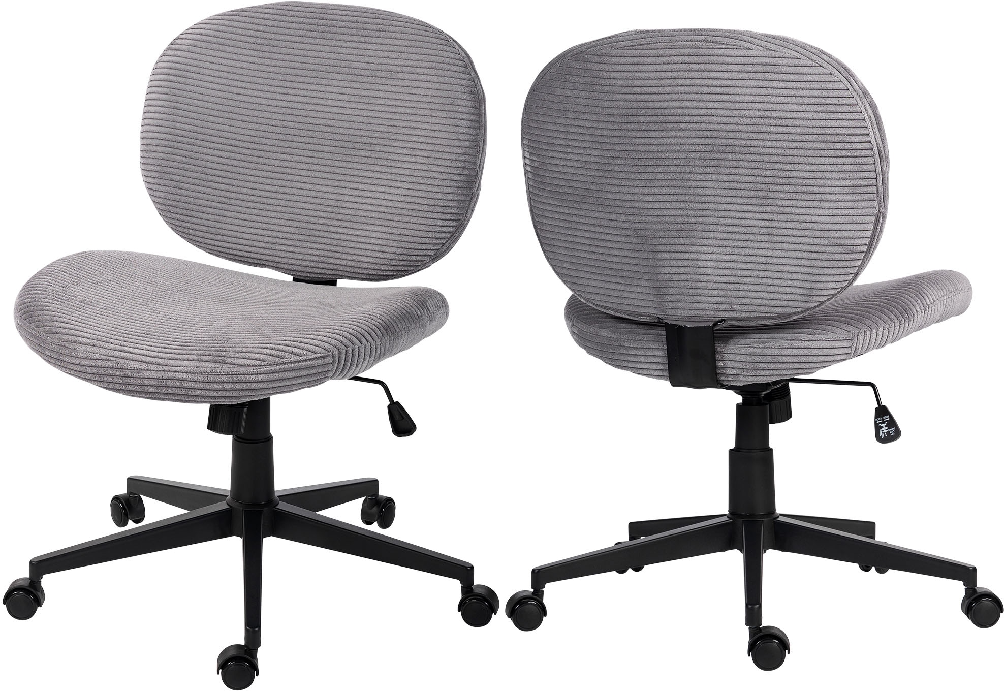 Duo Collection Drehstuhl »Tilo« () 1 Stk. Cord Sitzhöhenverstellung, Wippme günstig online kaufen