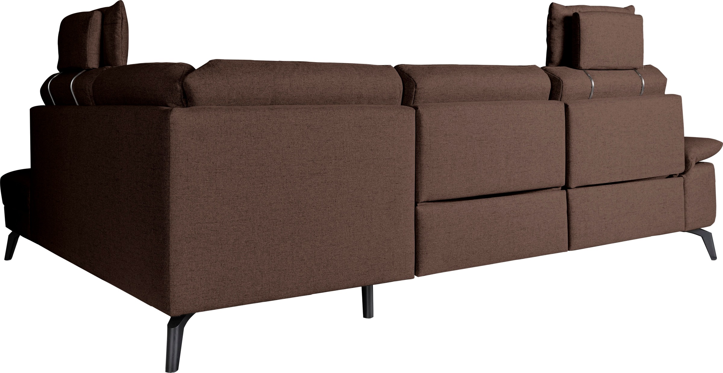 alina Ecksofa, inkl. Kopfstützen, wahlweise mit Relaxfunktion, Breite: 267 cm