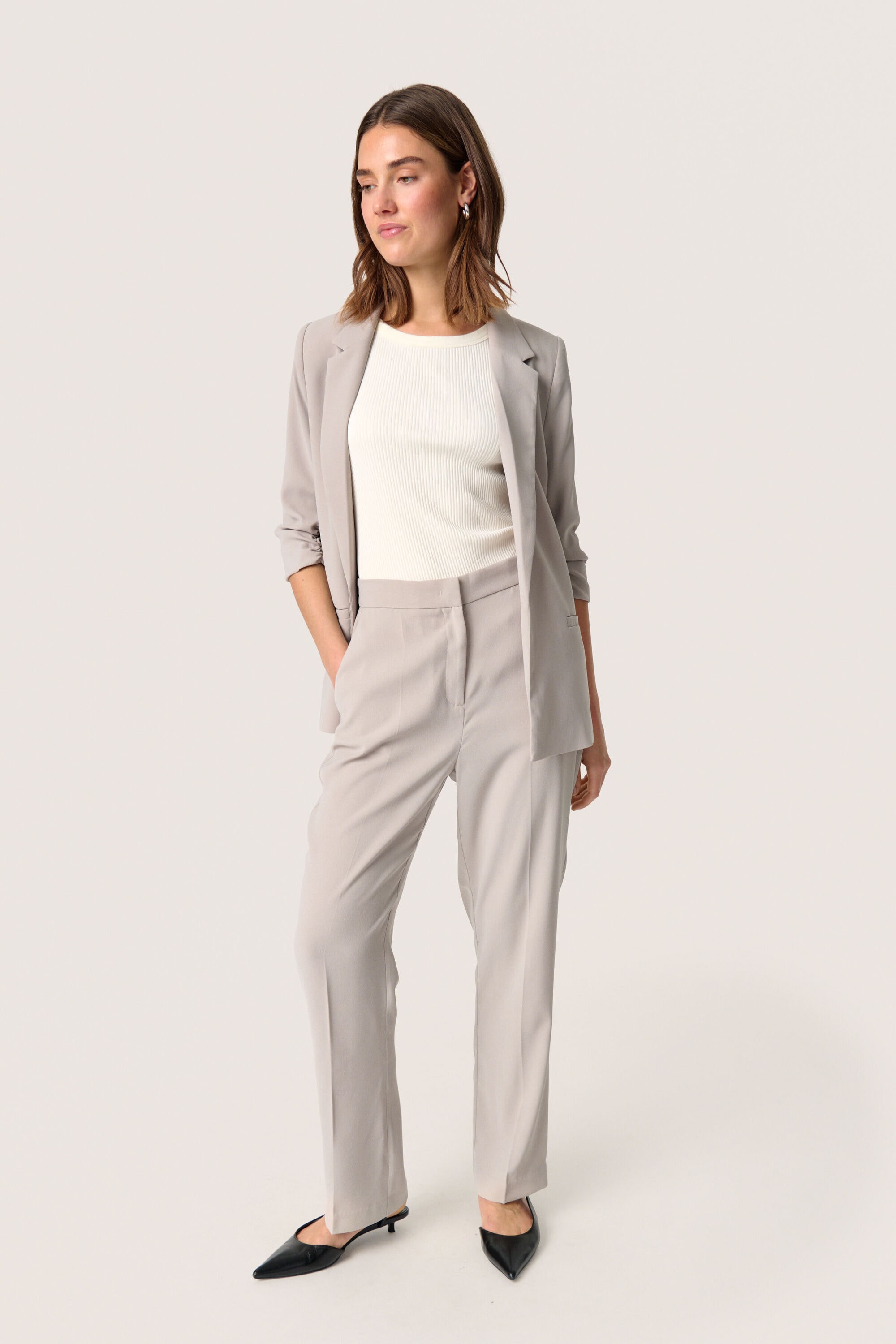 SOAKED IN LUXURY Marlene-Hose »Pants Suiting SLShirley«