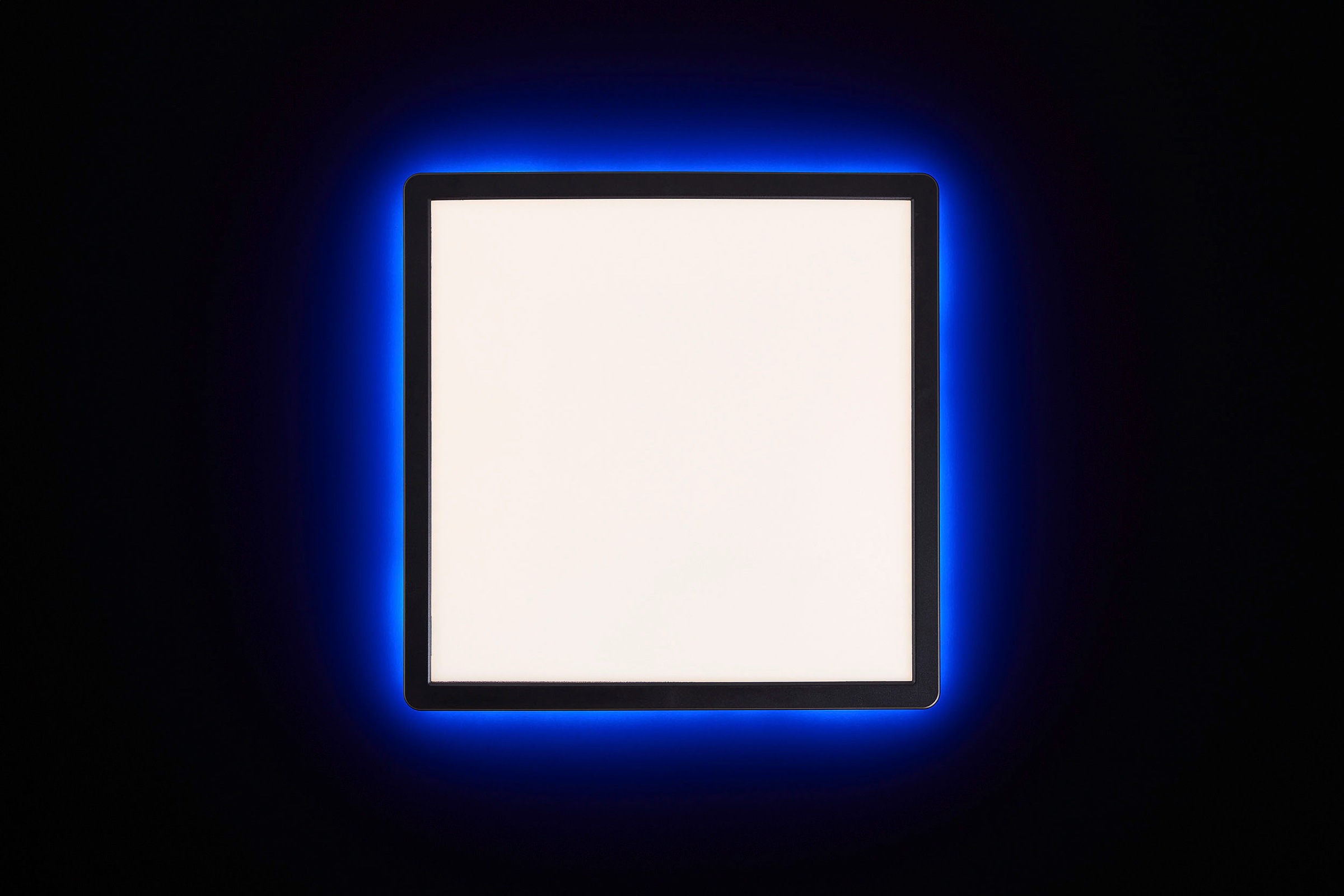 my home LED Deckenleuchte »Elliot«, Leuchtmittel LED-Board | LED fest integriert, 29,5 x 29,5 cm, 2200 Lumen, 3000-6500 Kelvin, weiß/schwarz
