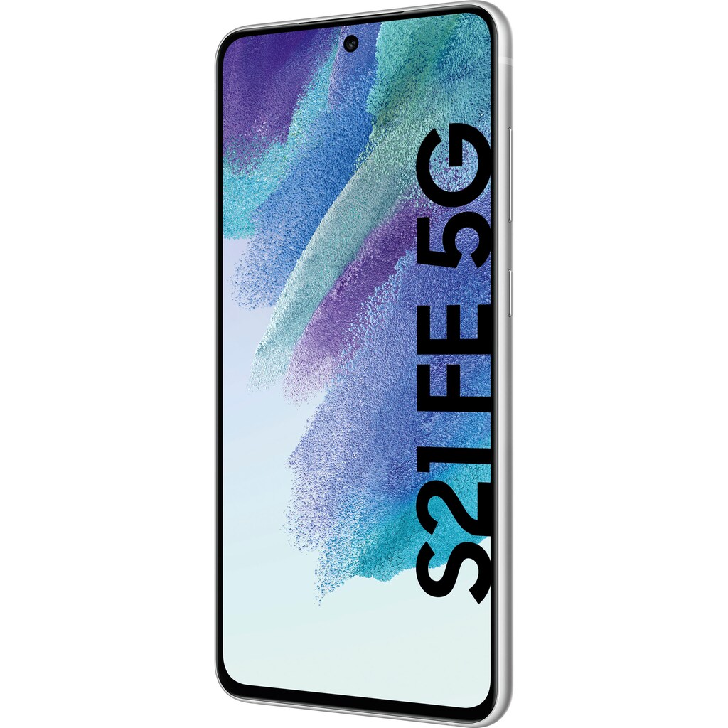 Samsung Smartphone »Galaxy S21 FE 5G«, White, 16,29 cm/6,4 Zoll, 128 GB Speicherplatz, 12 MP Kamera