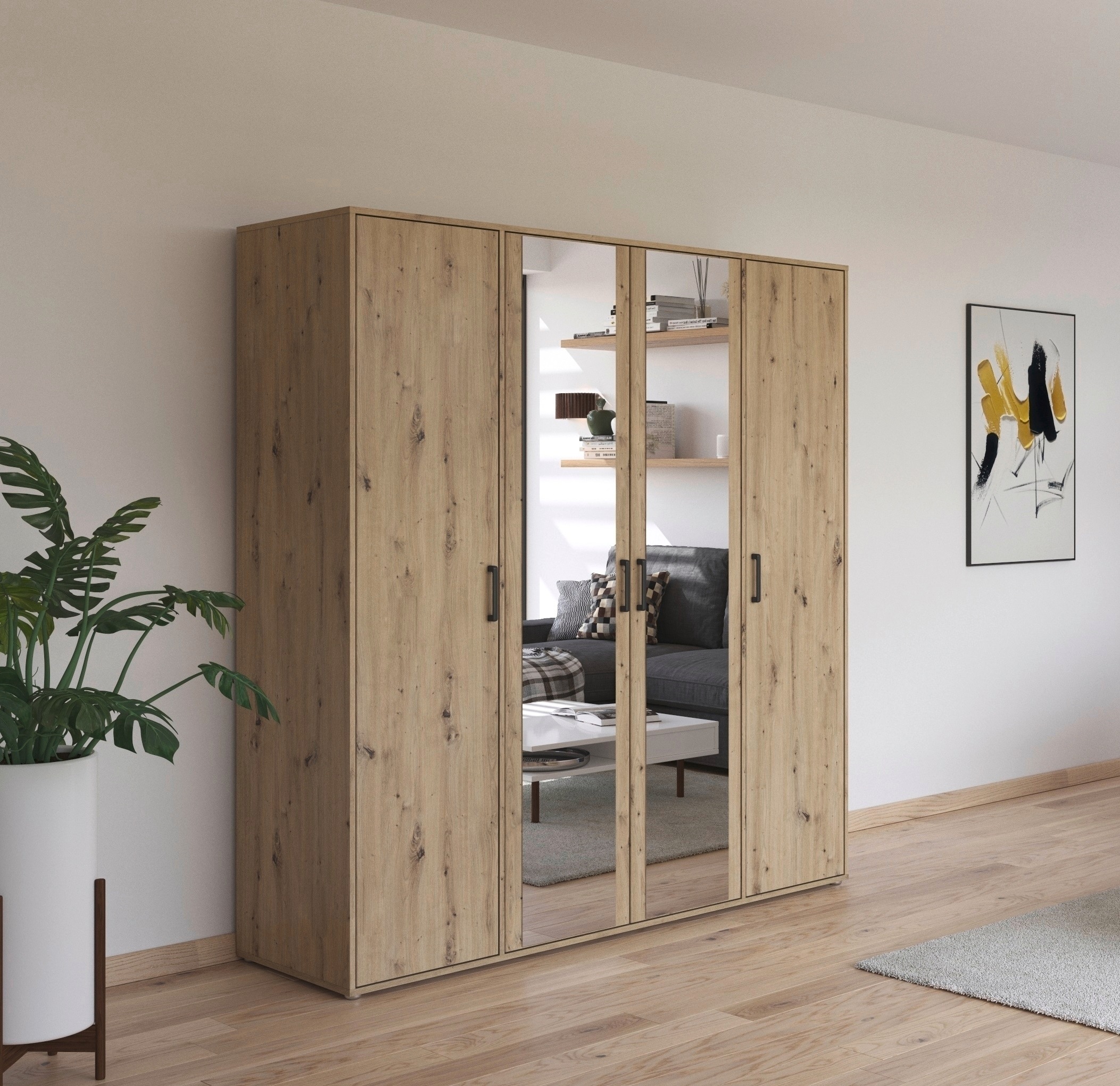 rauch Drehtürenschrank »Voyager«, (in 3 verschiedenen Ausstattungen BASIC/C günstig online kaufen