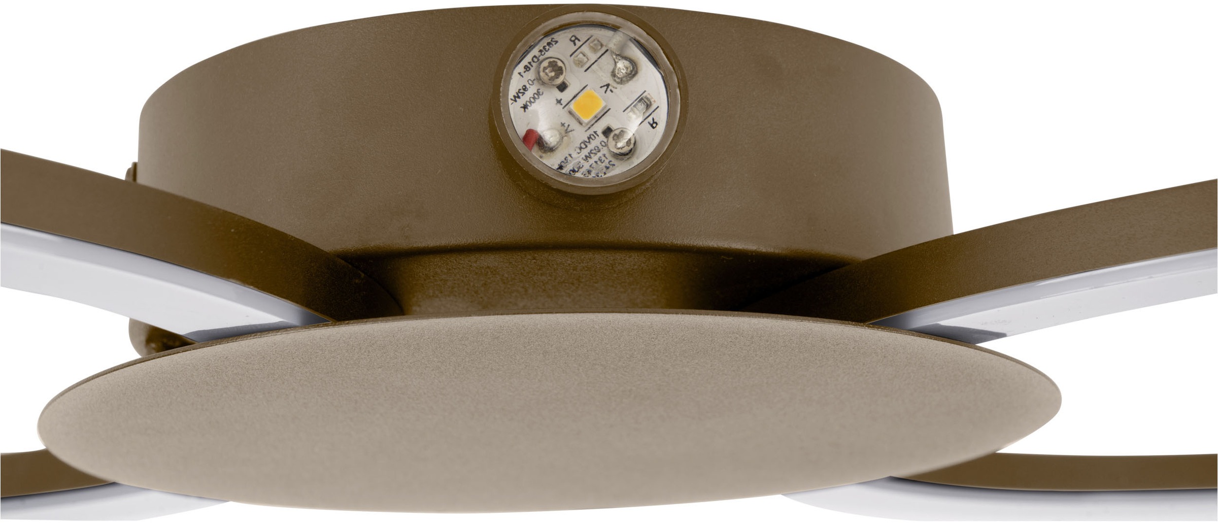 EGLO Deckenleuchte »VENTICELLO 1 Deckenlampe - Alu - LED;LED - 20W;0,91W - IP20« LED-Modul 1 Stk. Warmweiß Wohzimmerlampe, Esszimmerlampe, Flur, Schlafzimmer, L66 x B30 x H5 cm