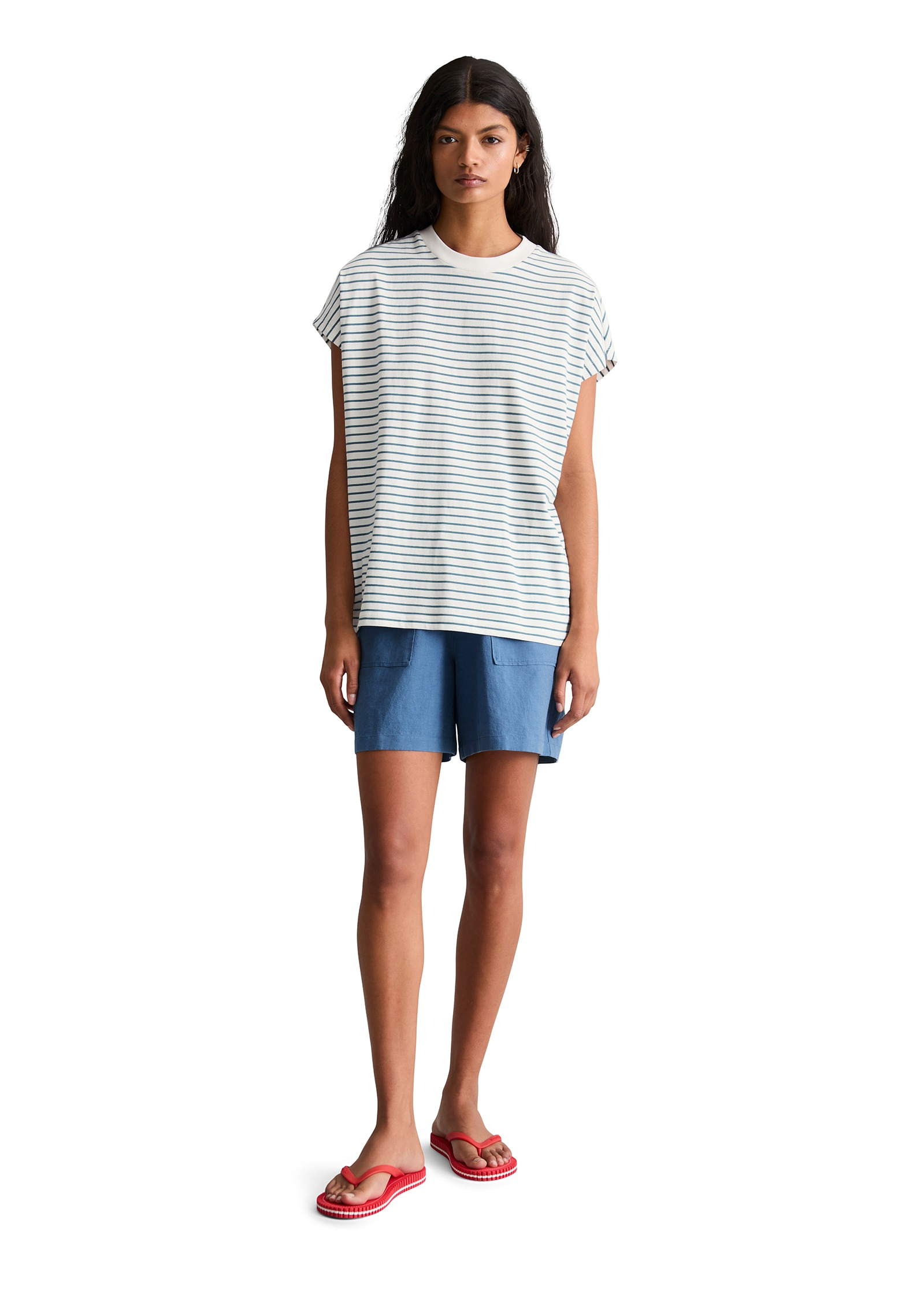Marc O'Polo DENIM T-Shirt »relaxed aus Baumwoll-Single-Jersey«
