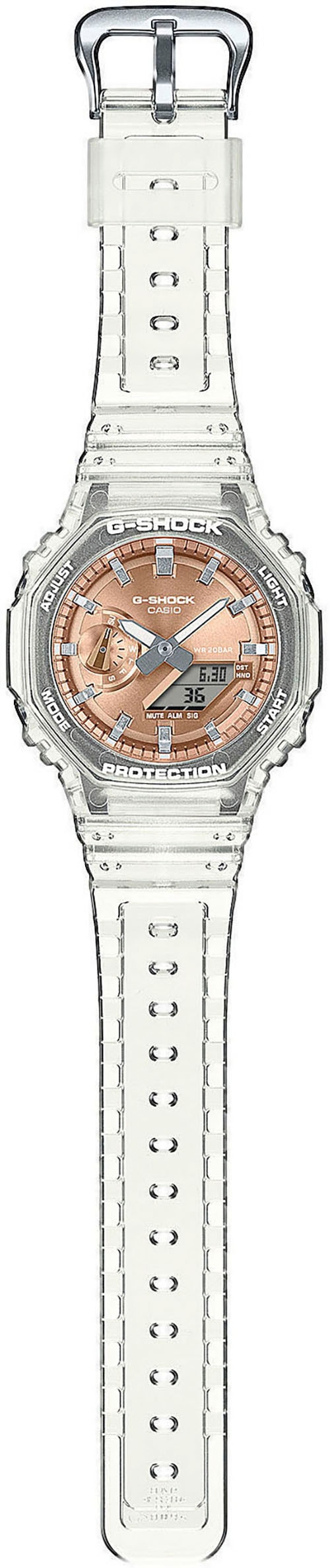 CASIO G-SHOCK Chronograph, Quarzuhr,Armbanduhr,Herrenuhr, digital,bis 20bar wasserd. Resinarmband