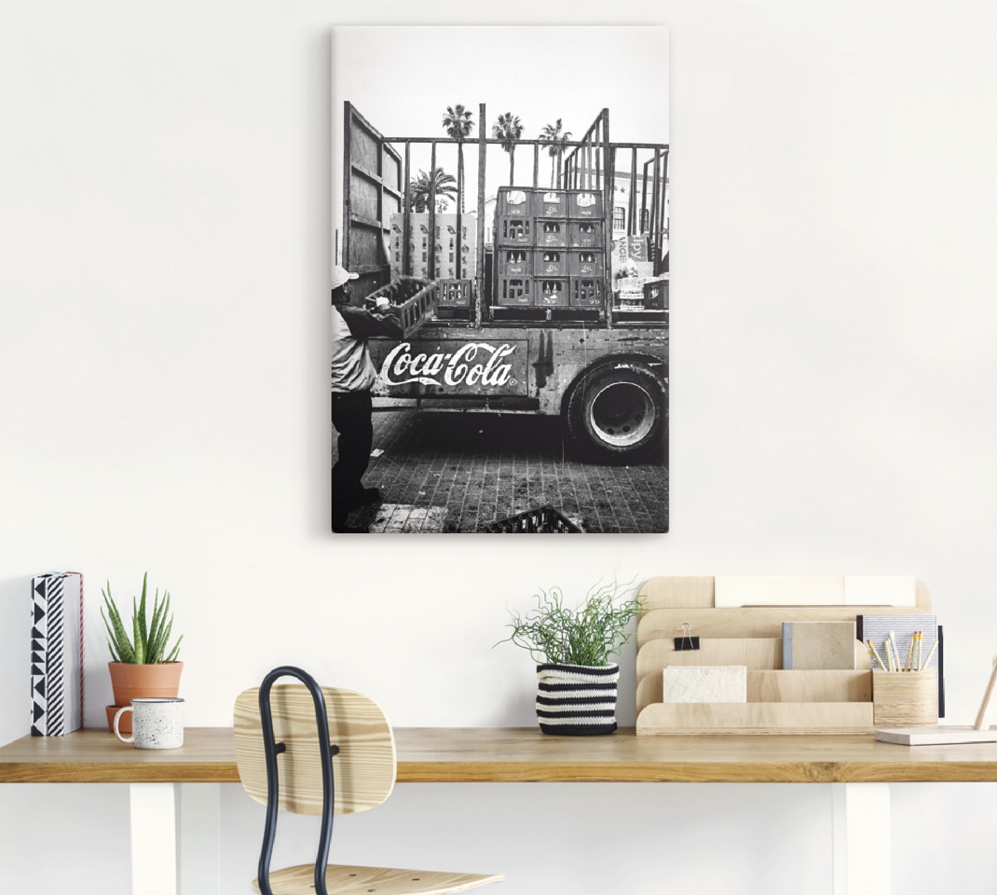 Artland Wandbild "CocaCola-LKW in El Jadida - Marokko", Auto, (1 St.), als günstig online kaufen