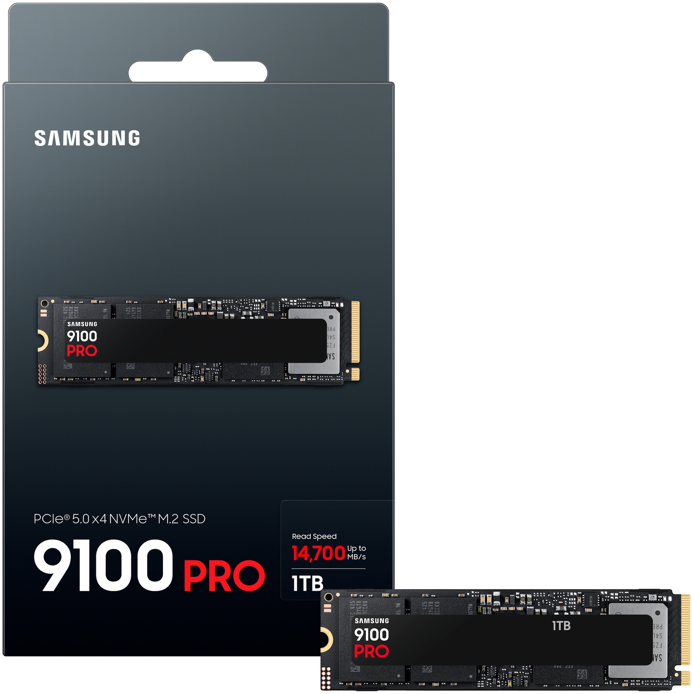 Samsung interne Gaming-SSD »9100 PRO SSD« 1 TB Anschluss PCI Express 5.0