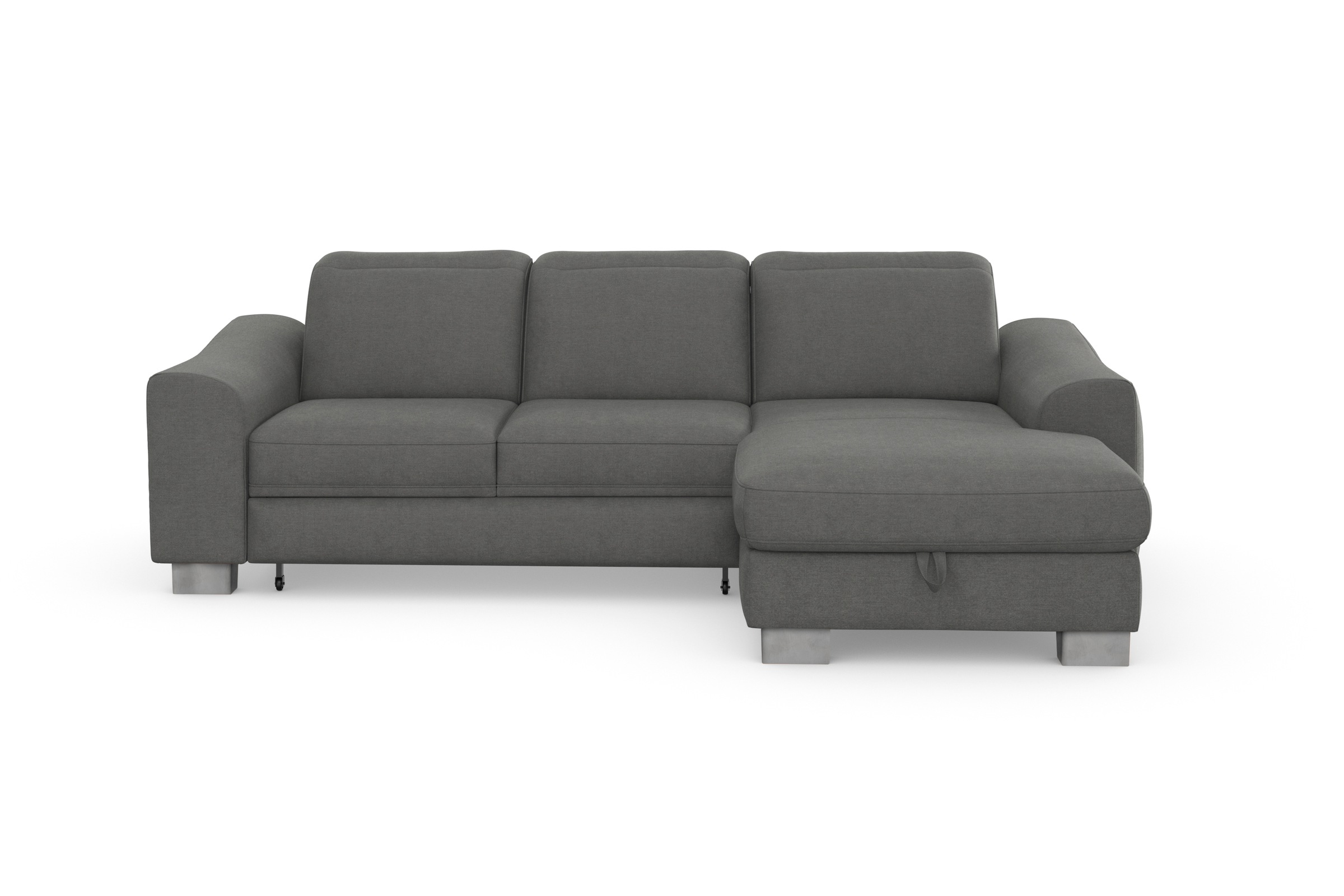sit&more Ecksofa »Dundee L-Form«, mit Federkern und Edelstahlfüßen, wahlwei günstig online kaufen