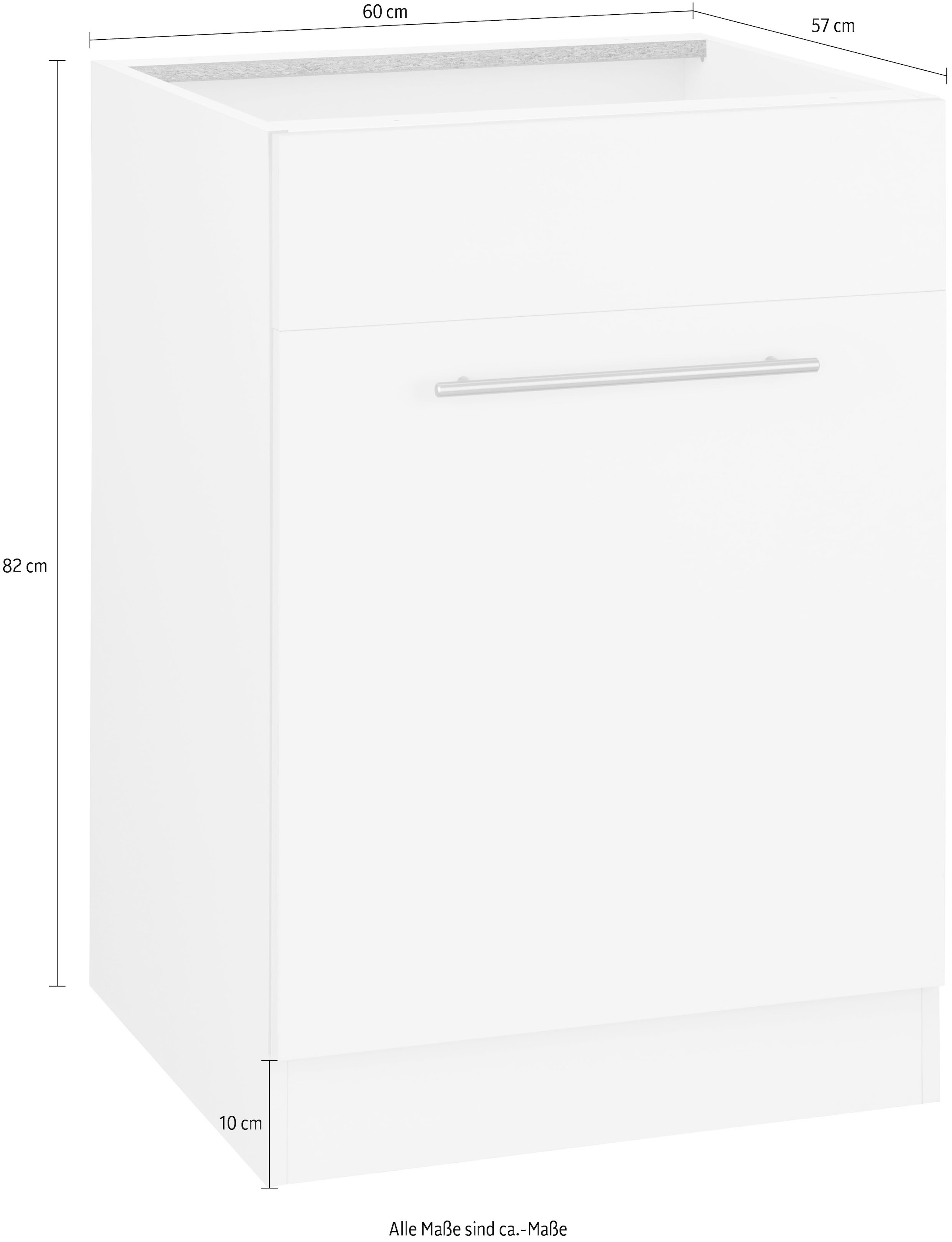 wiho Küchen Spülenschrank »Unna«, 60 cm breit, ohne Arbeitsplatte