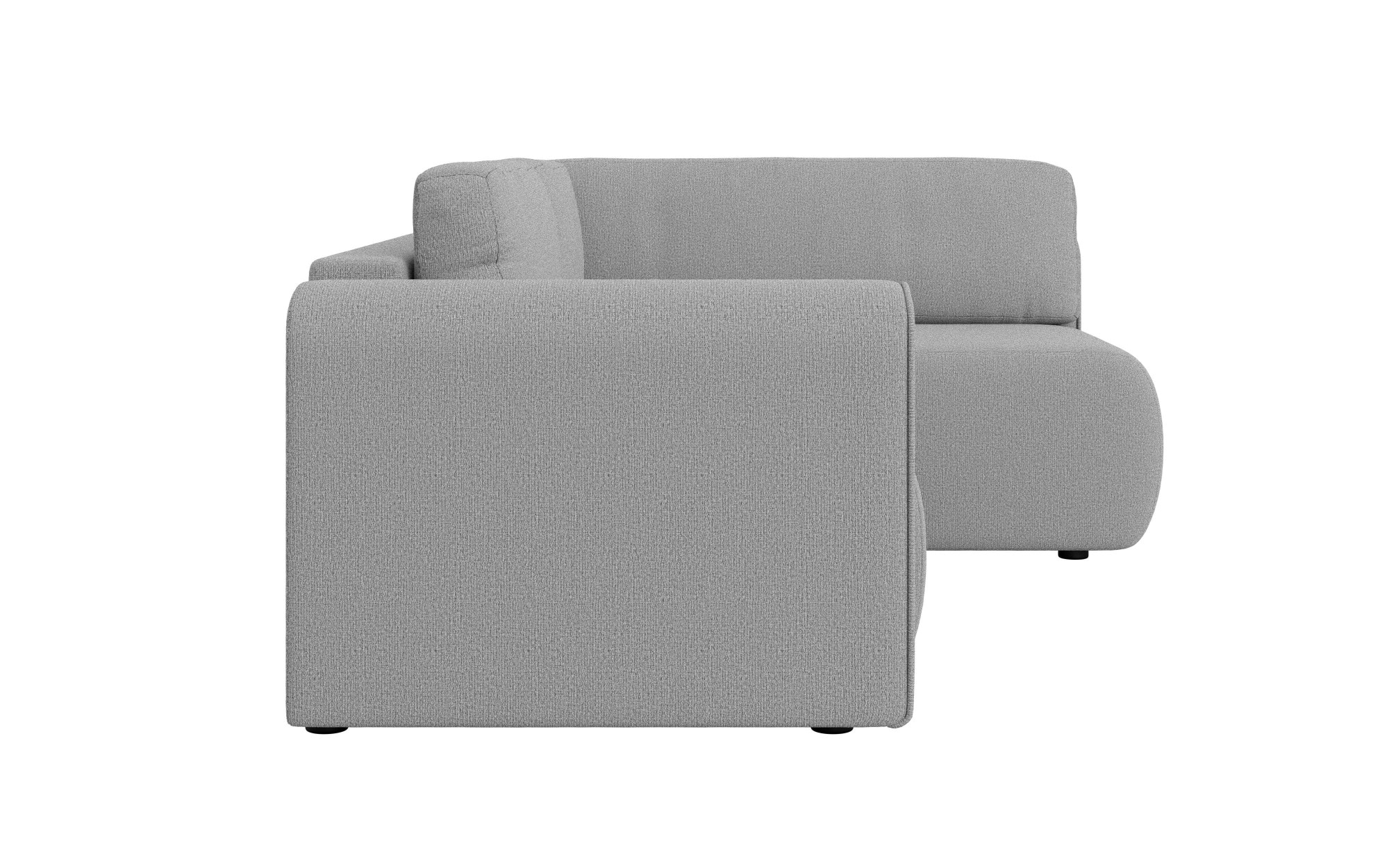 INOSIGN Ecksofa »Zacharia wahlweise Schlafsofa mit Bettkasten, B/T/H 250/166/86 cm«, L-Form mit Wellenunterfederung, Ottomane rechts oder links bestellbar
