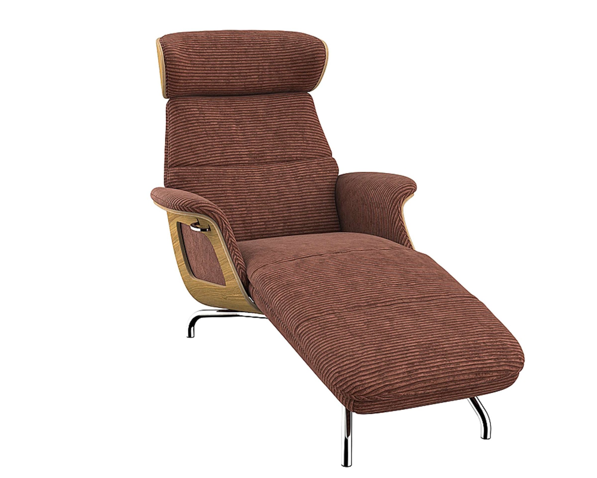 FLEXLUX Loungesessel »Clement Chaislongue, Relaxstuhl, Liegesessel,«, Rücke günstig online kaufen